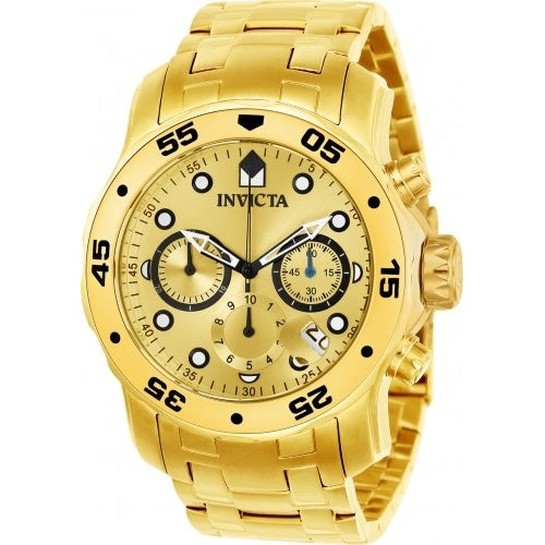 Invicta Pro Diver Quartz Scuba Gold-Tone Dial Men's Watch 21924