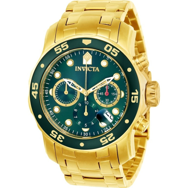 Invicta Pro Diver Quartz Green Dial Men's Watch 21925
