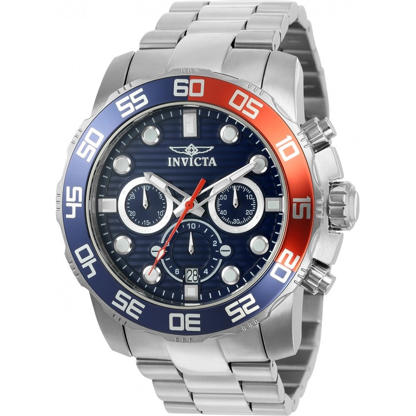 Invicta Pro Diver Quartz Chronograph Blue Dial Men's Watch 22225