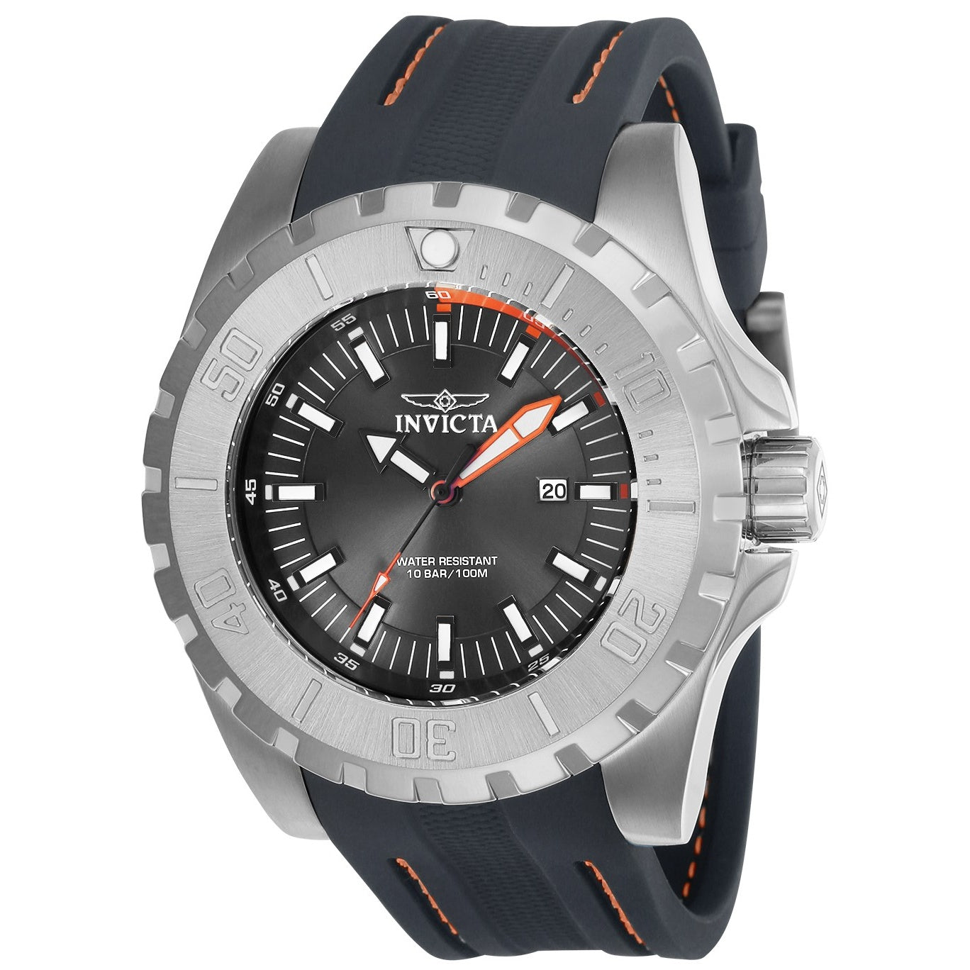 Invicta Pro Diver Quartz Charcoal Dial Men's Watch 23737