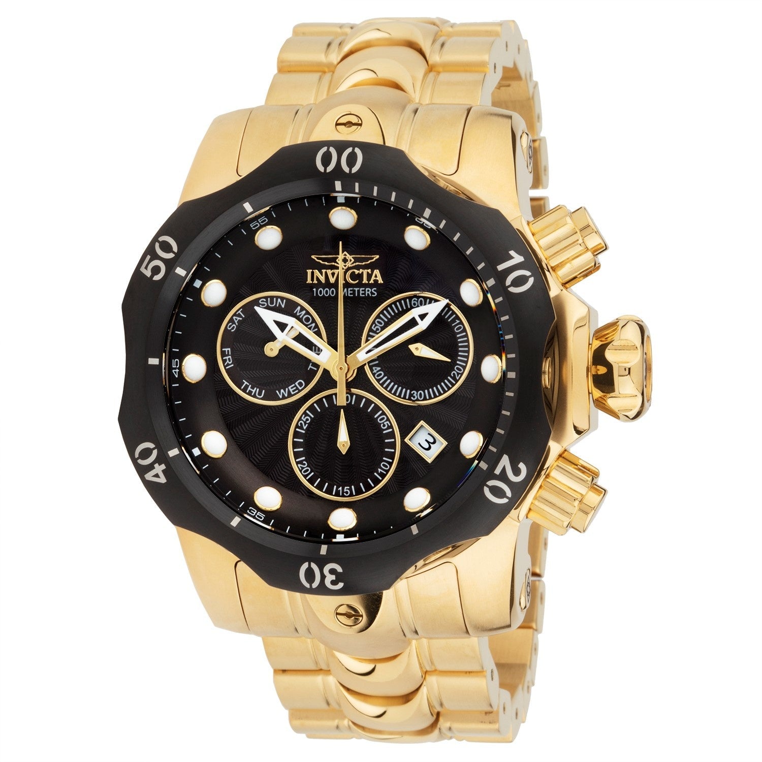 Invicta Venom Quartz Black Dial Men's Watch 23892
