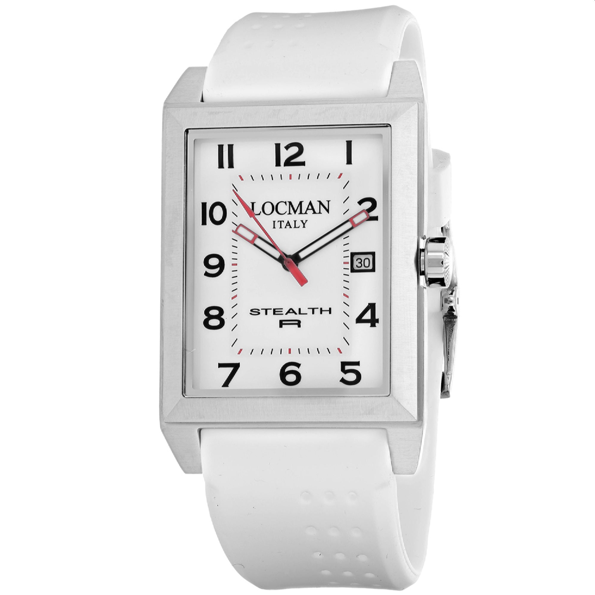 Locman Quartz Stealth White Dial Men's Watch 240WH2WH