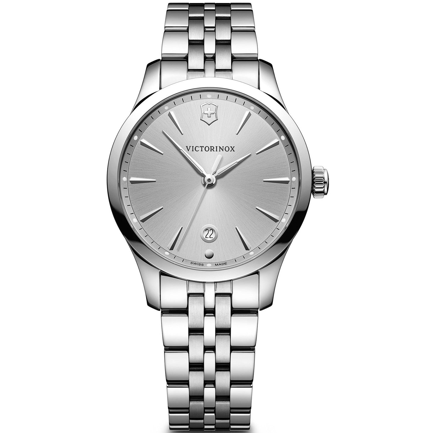 Victorinox Swiss Army Alliance Quartz Silver Dial Women's Watch 241828