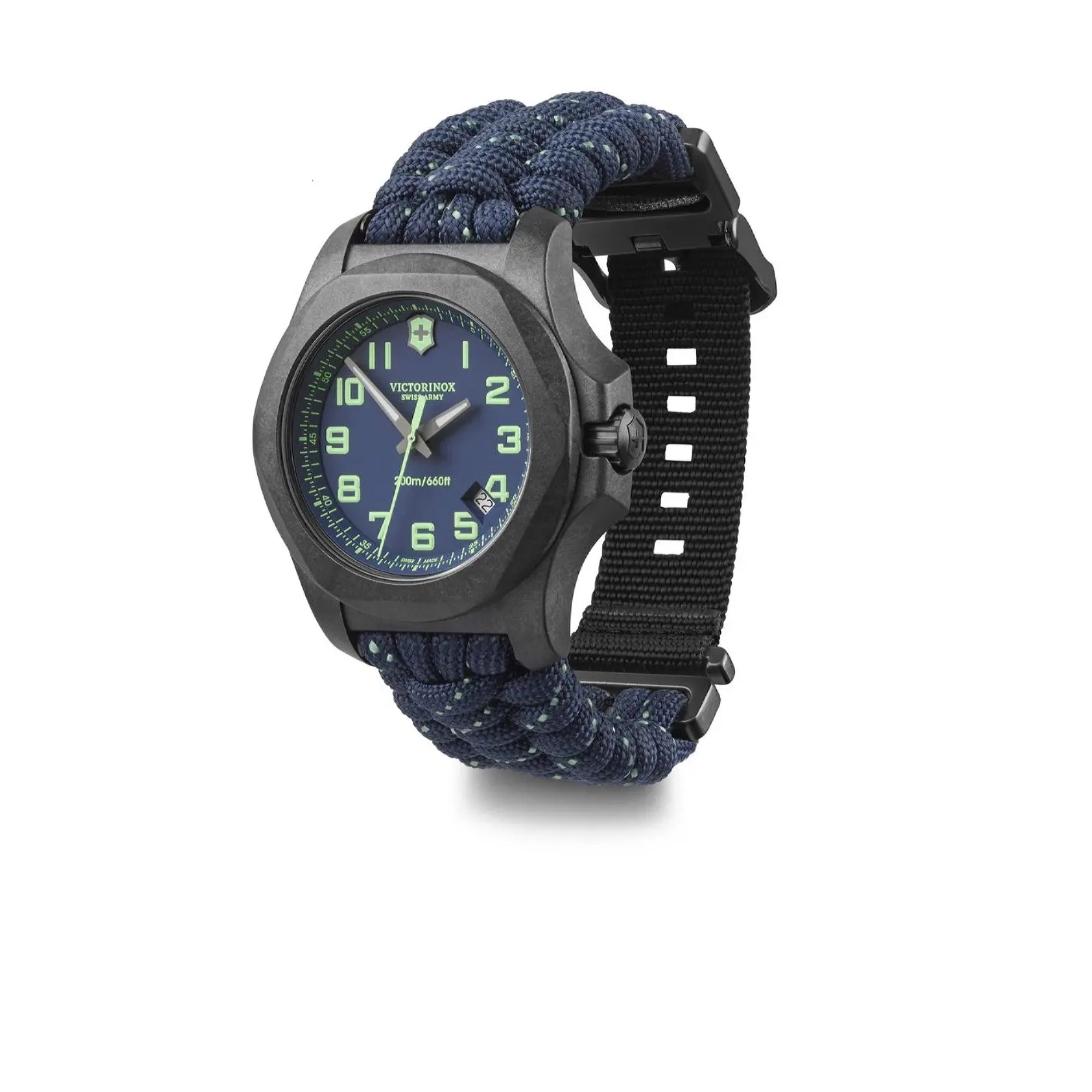 Victorinox Swiss Army I.N.O.X. Quartz Blue Dial Men's Watch 241860