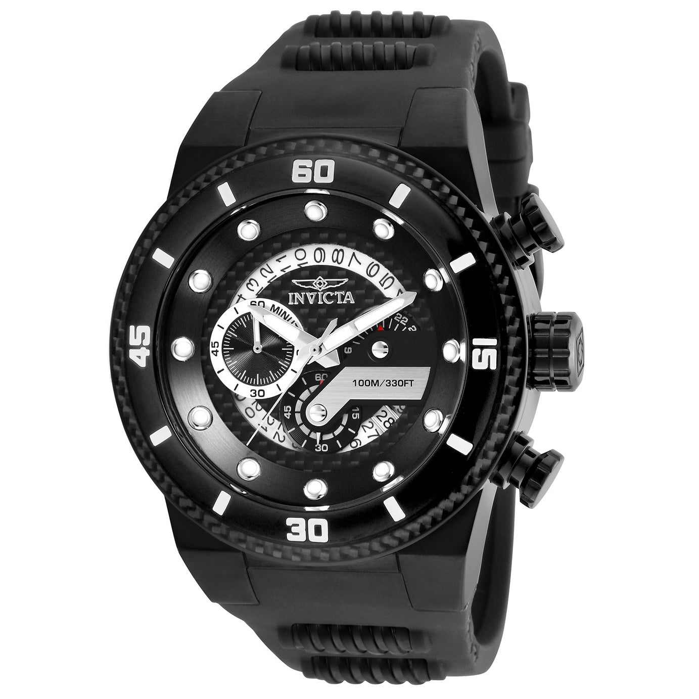 Invicta S1 Rally Quartz Black Dial Men's Watch 24228