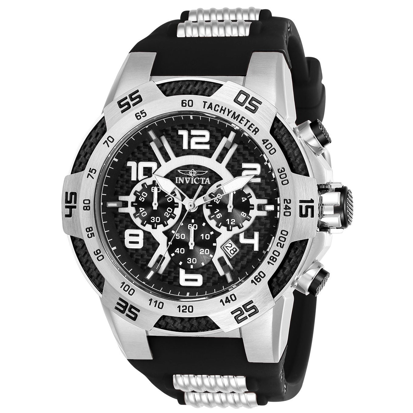 Invicta Speedway Quartz Black Dial Men's Watch 24229
