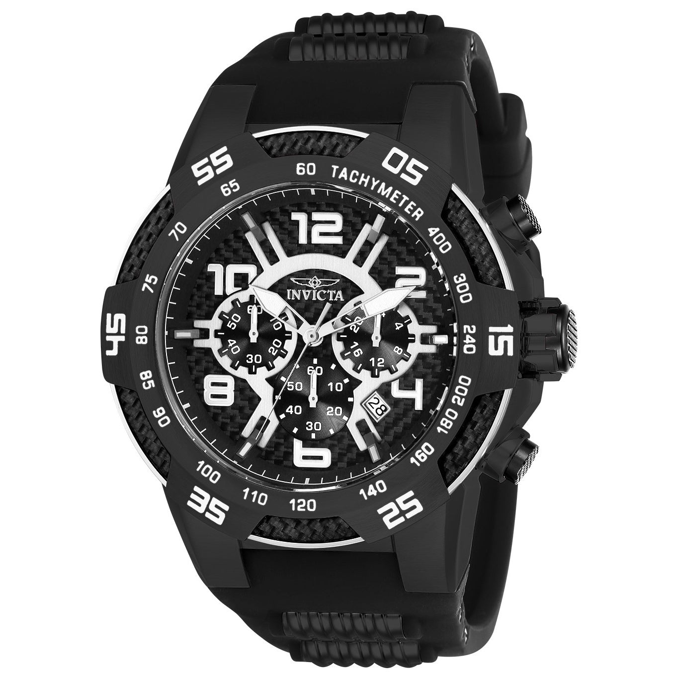 Invicta Speedway Quartz Black Dial Men's Watch 24236