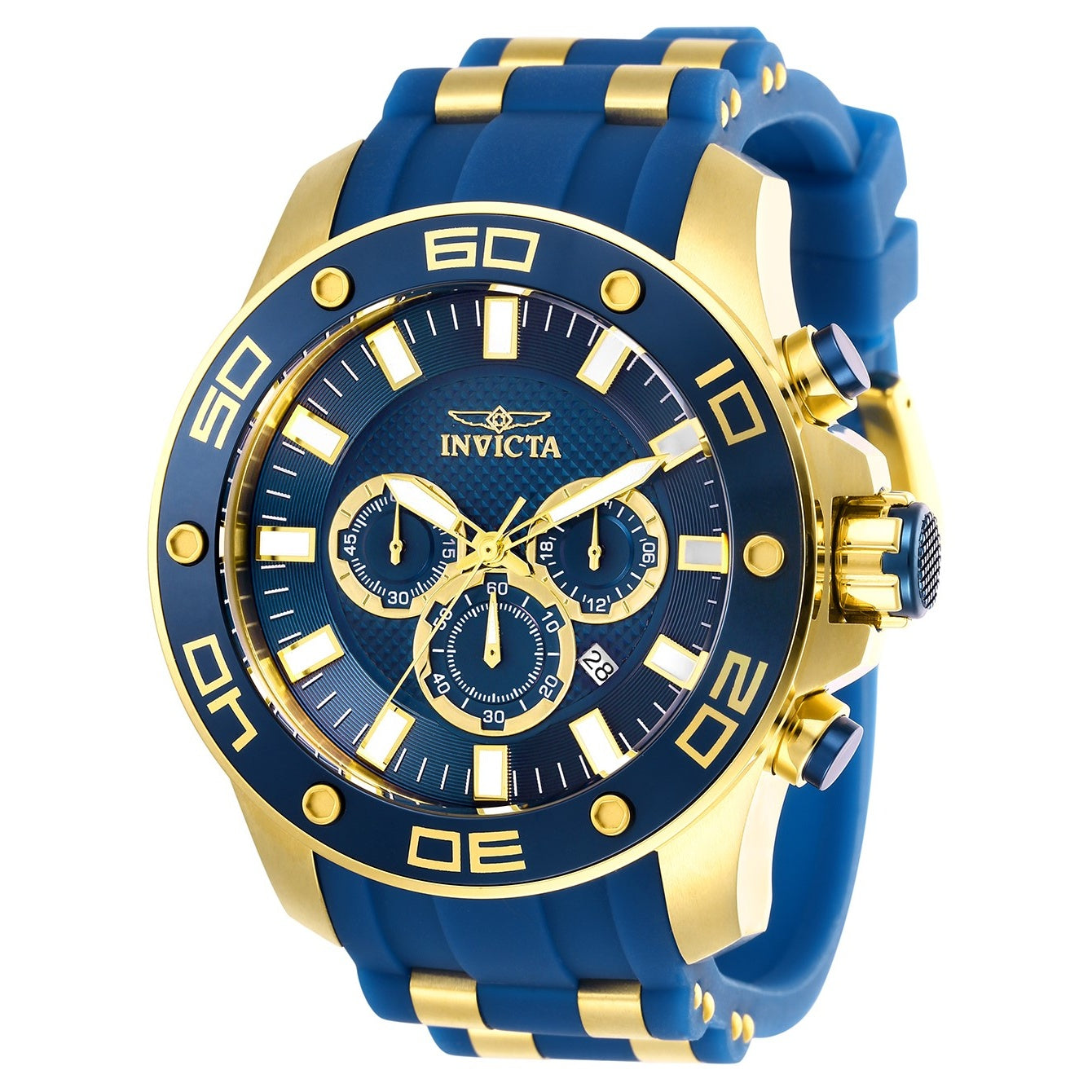 Invicta Pro Diver Quartz Scuba Blue Dial Men's Watch 26087