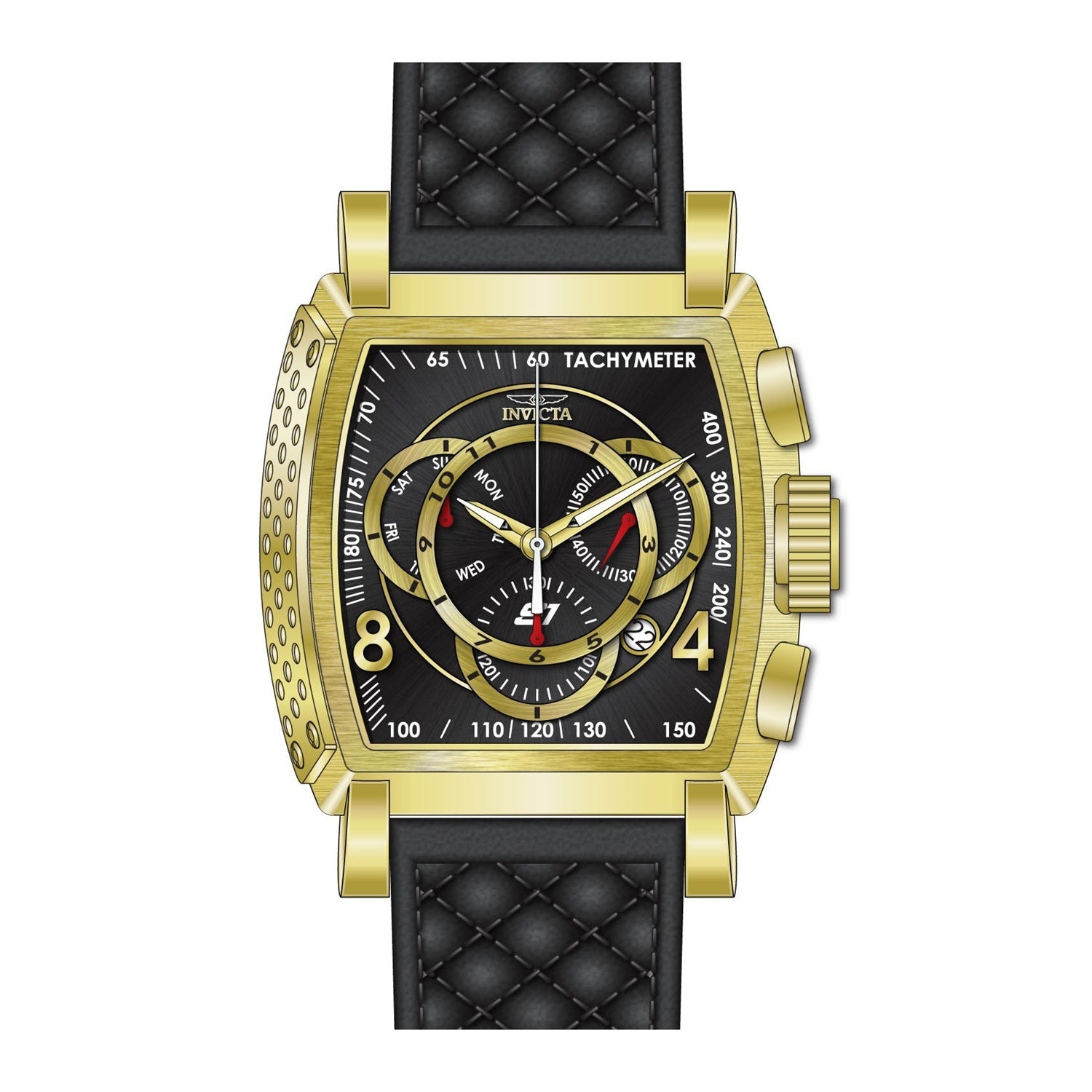 Invicta S1 Rally Quartz Black Dial Men's Watch 27932