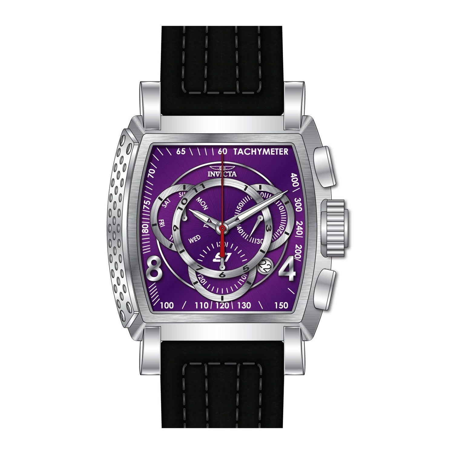 Invicta S1 Rally Quartz Purple Dial Men's Watch 27940