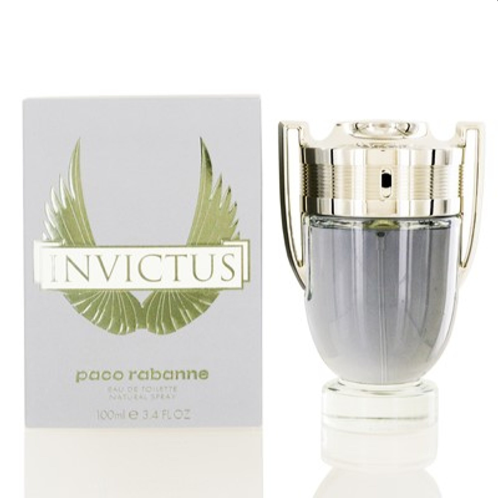Paco Rabanne Men's Invictus Paco Rabanne Edt Spray 3.4 Oz 3349668515660