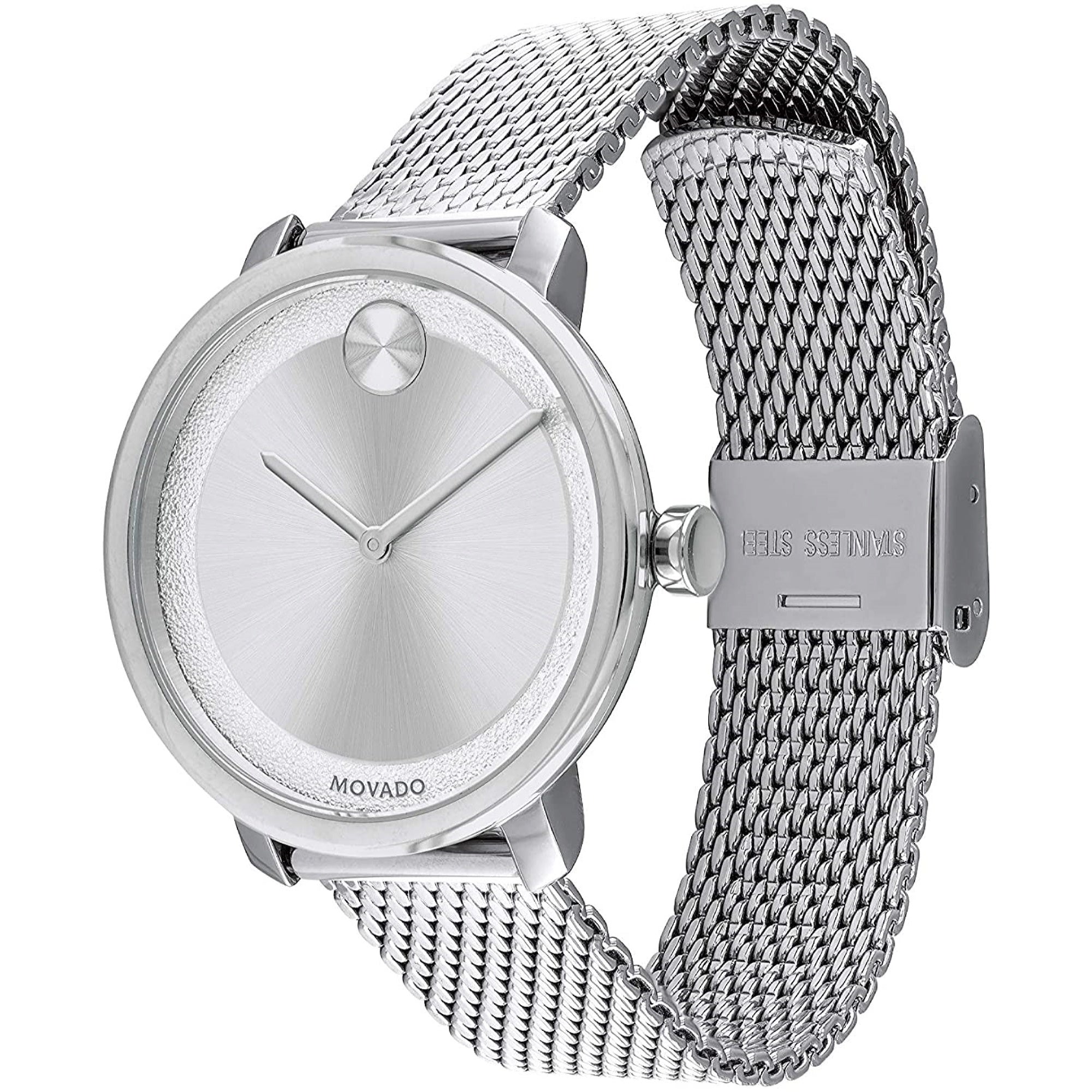 Movado Bold Quartz Silver Metallic Dial Women's Watch 3600579