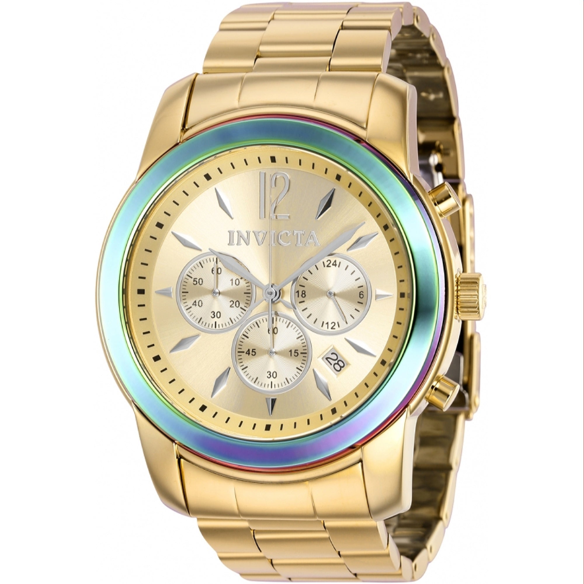 Invicta Specialty Quartz Gold-Tone Dial Men's Watch 40492