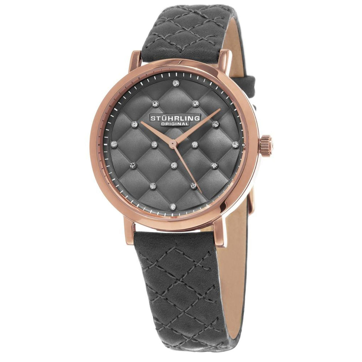 Stuhrling Quartz Vogue Grey Dial Women's Watch 462.01