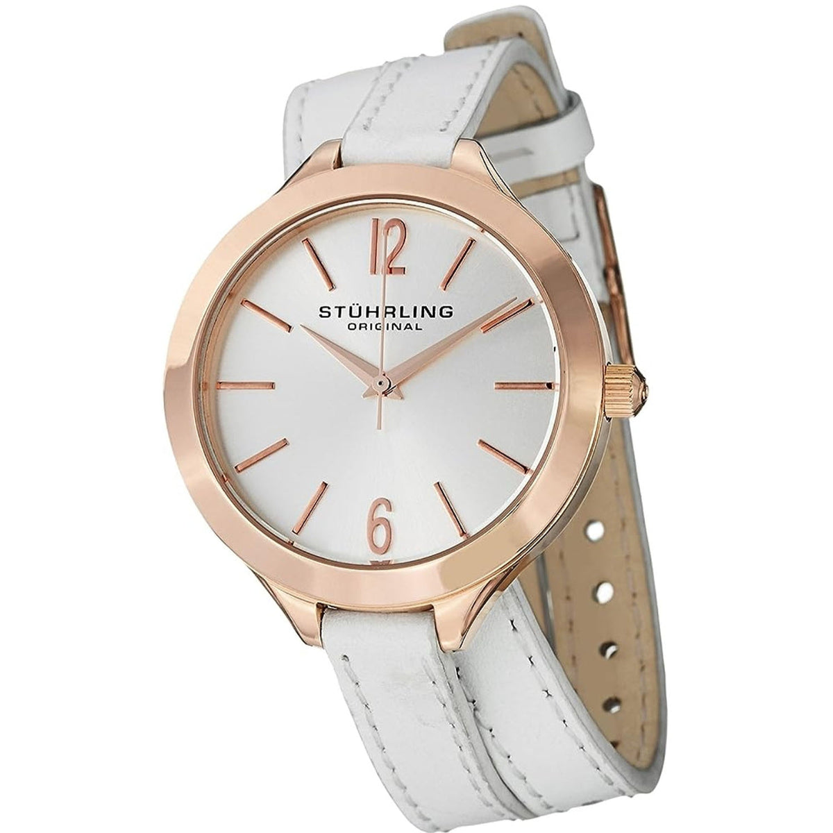 Stuhrling Quartz Vogue White Dial Women's Watch 568.03