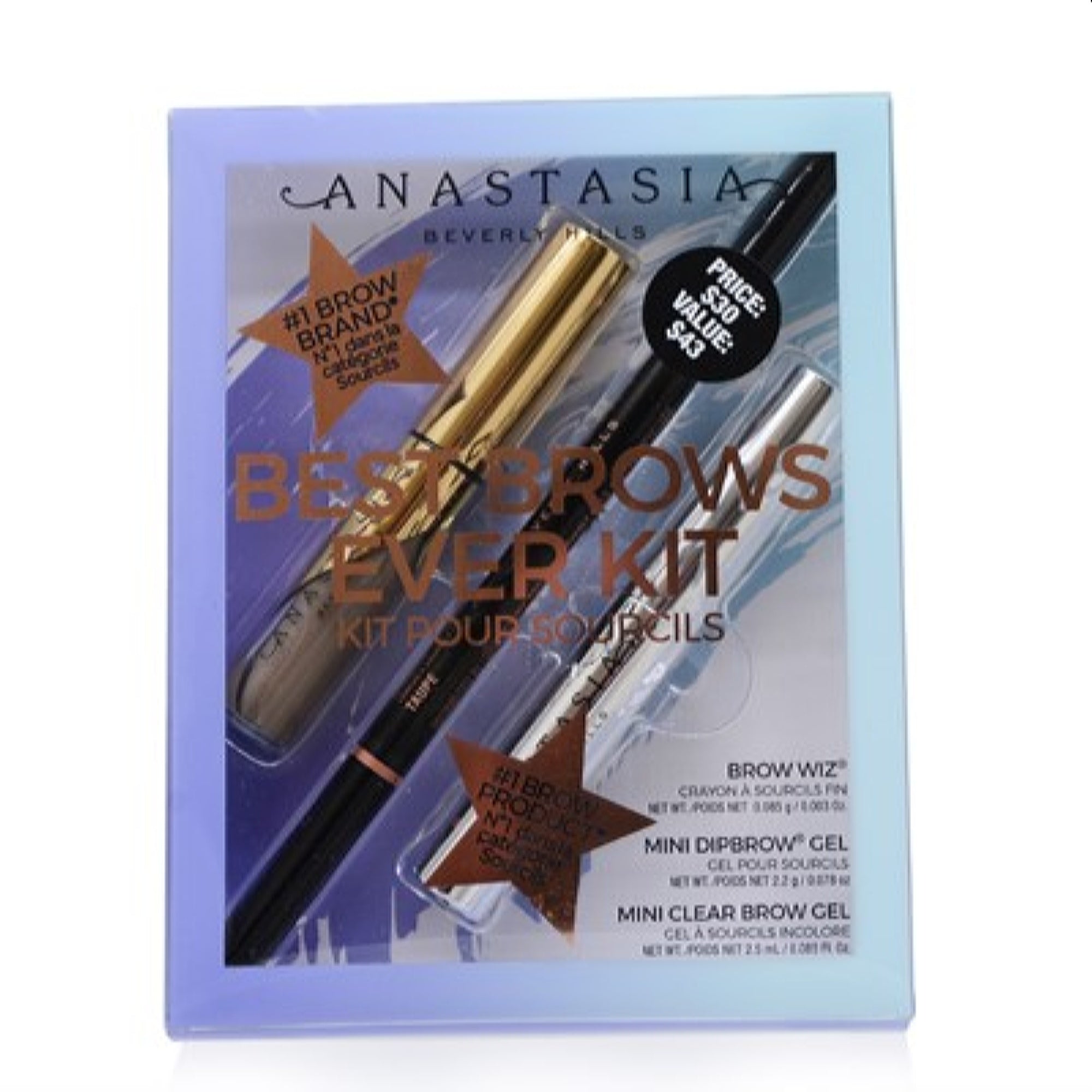 Anastasia Beverly Hills Anastasia Beverly Hills Best Brows Ever Kit-Taupe 689304180658