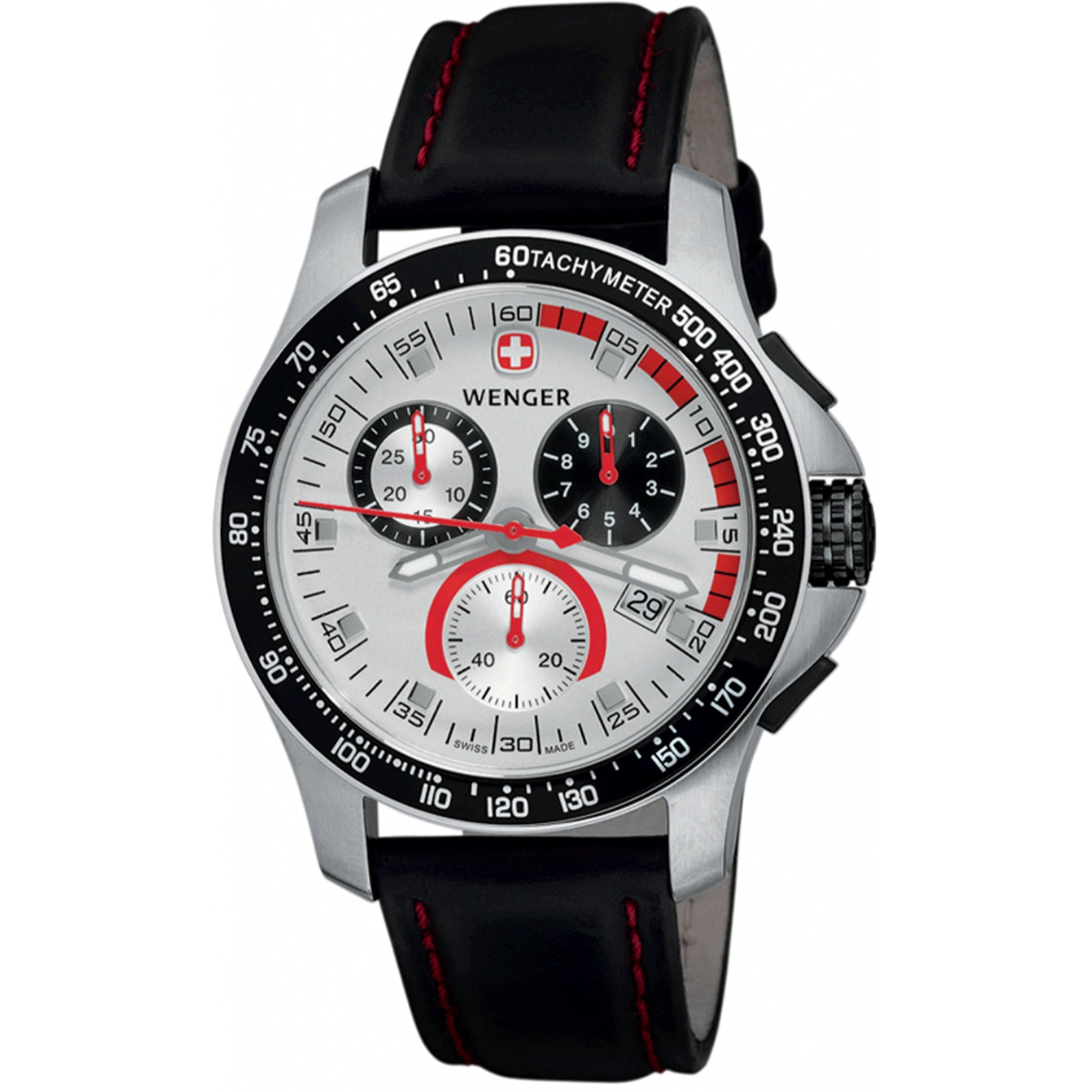Wenger Quartz Battalion White Dial Men's Watch 7079X