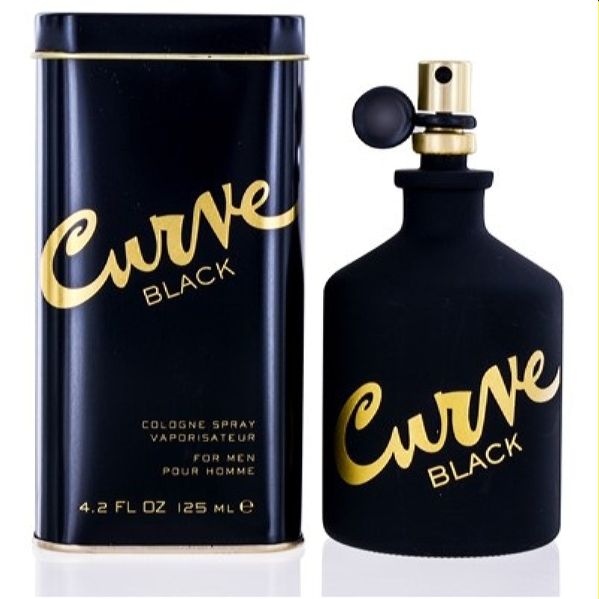 Liz Claiborne Men's Curve Black Men Liz Claiborne Cologne Spray 4.2 Oz (125 Ml) 719346180726
