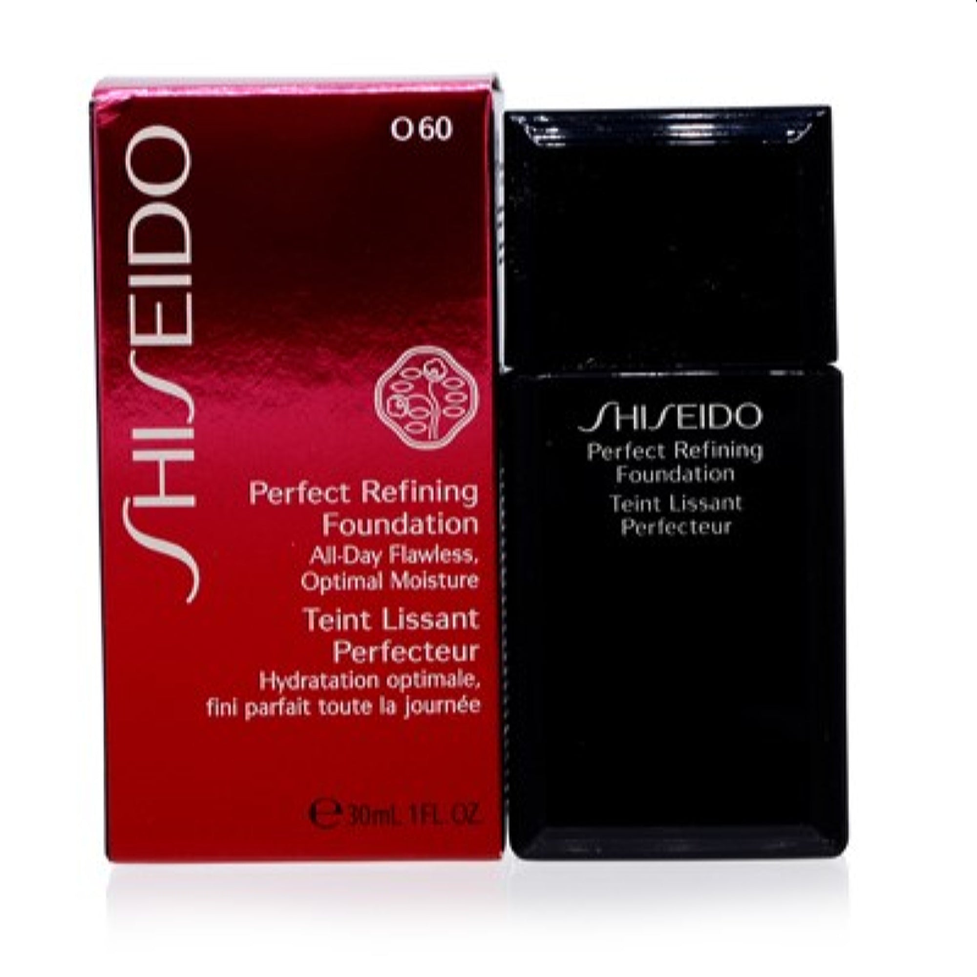 Shiseido Shiseido Perfect Refining Foundation (O60) Natural Deep Ochre 1.0 Oz (30 Ml) 730852107557