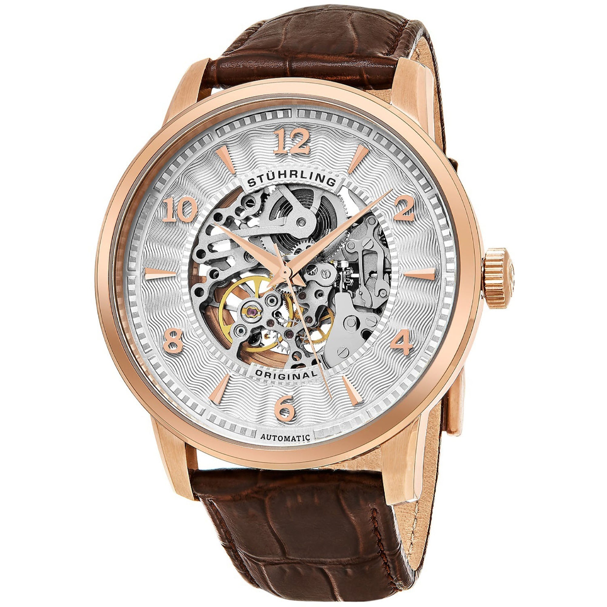 Stuhrling Quartz Legacy Silver Dial Men's Watch 776.03