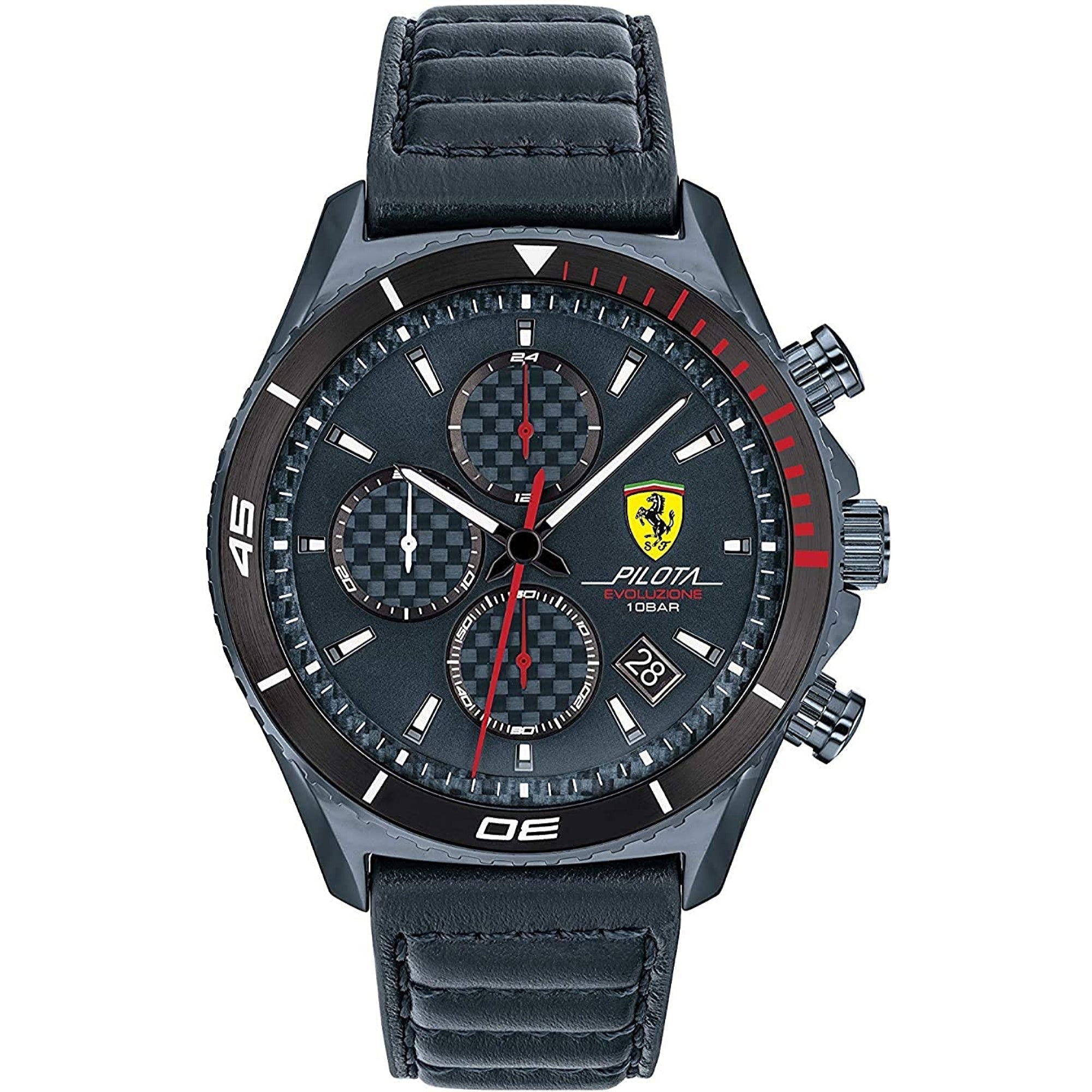Ferrari Quartz Pilota Blue Dial Men's Watch 830774