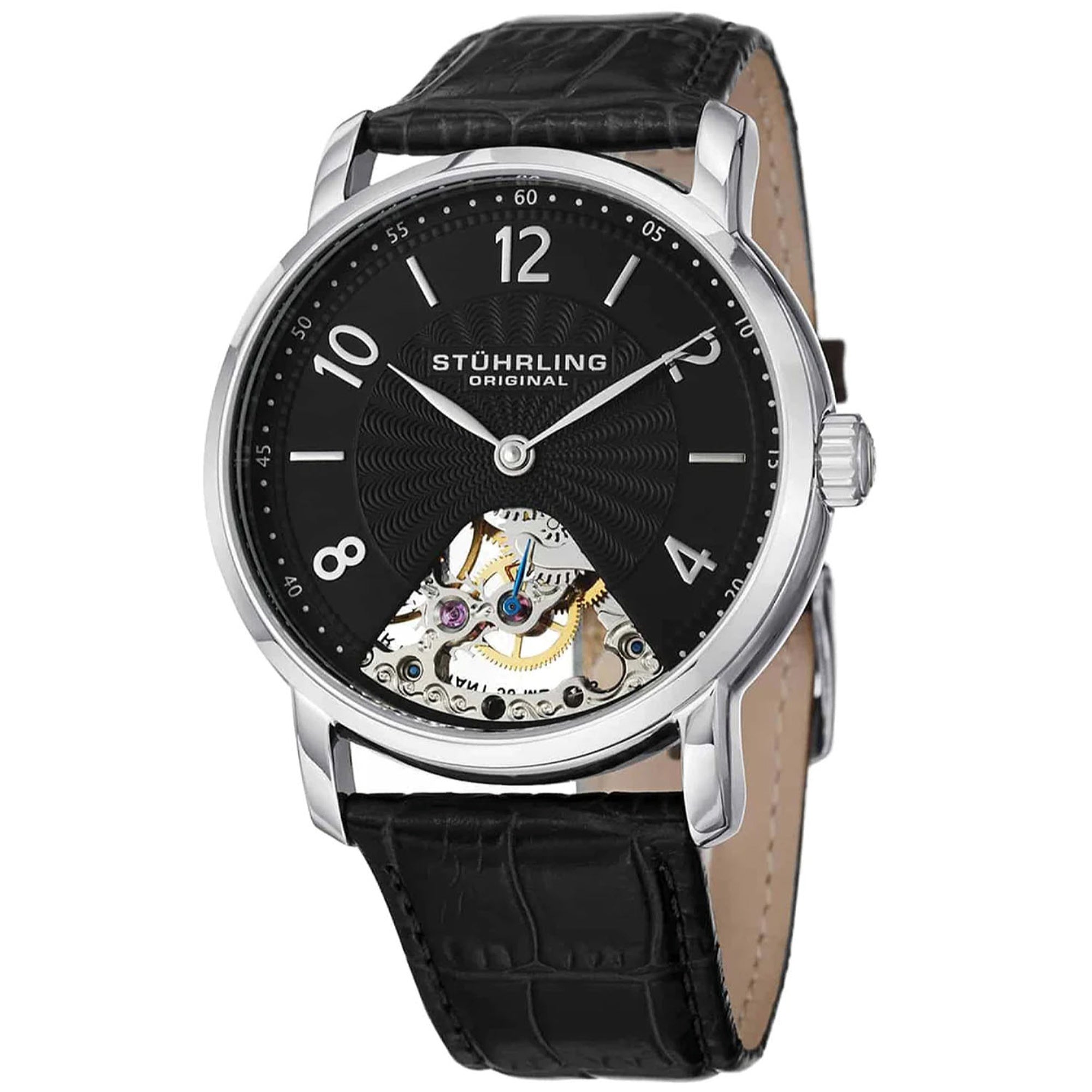 Stuhrling Quartz Classic Black Dial Men's Watch 927.02