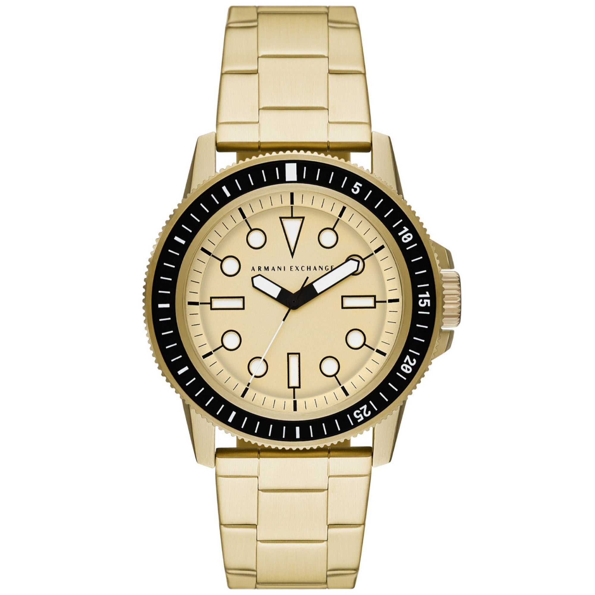 Armani Exchange Quartz Classic Gold Dial Men's Watch AX1854