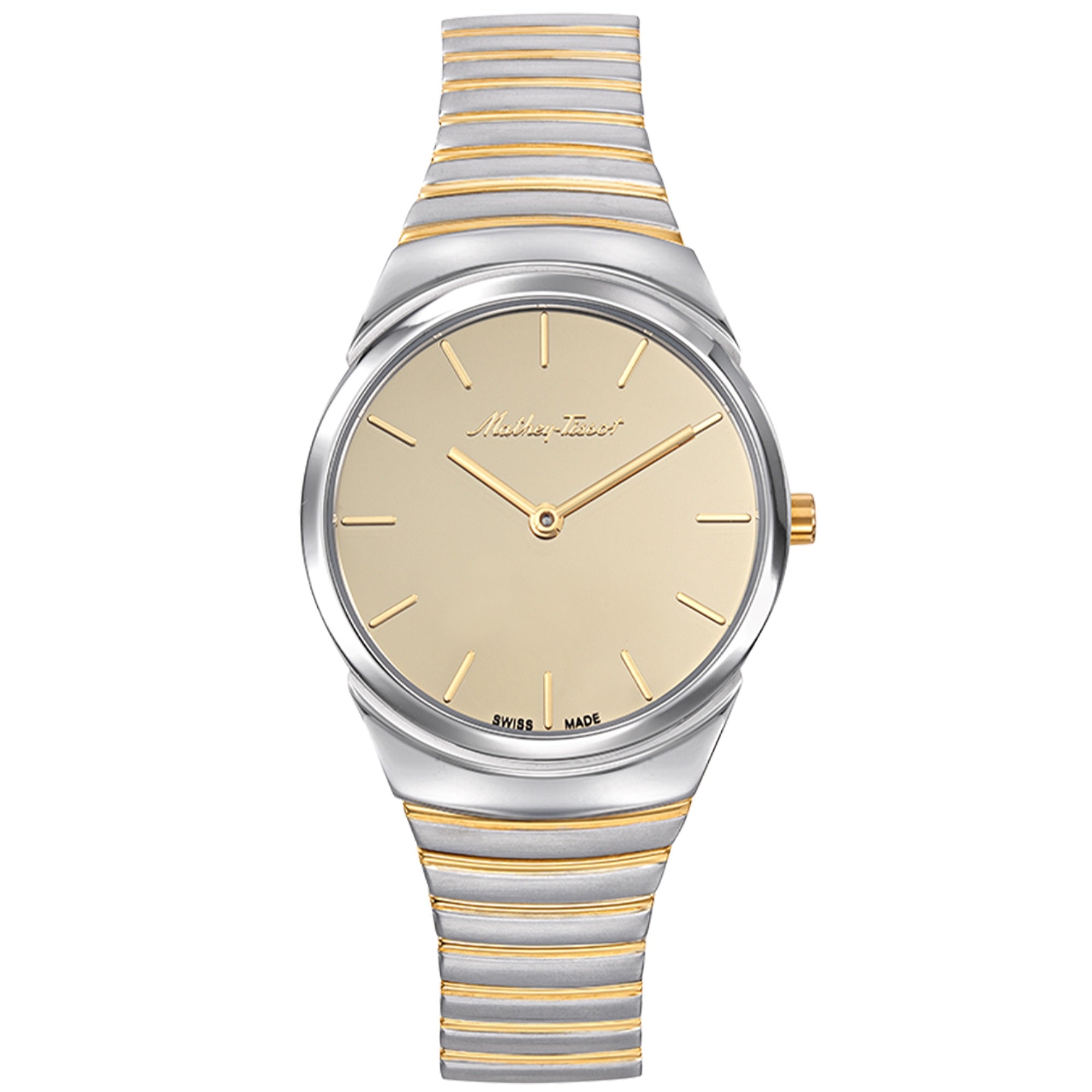 Mathey-Tissot Quartz Classic Gold Dial Women's Watch D1091BDI
