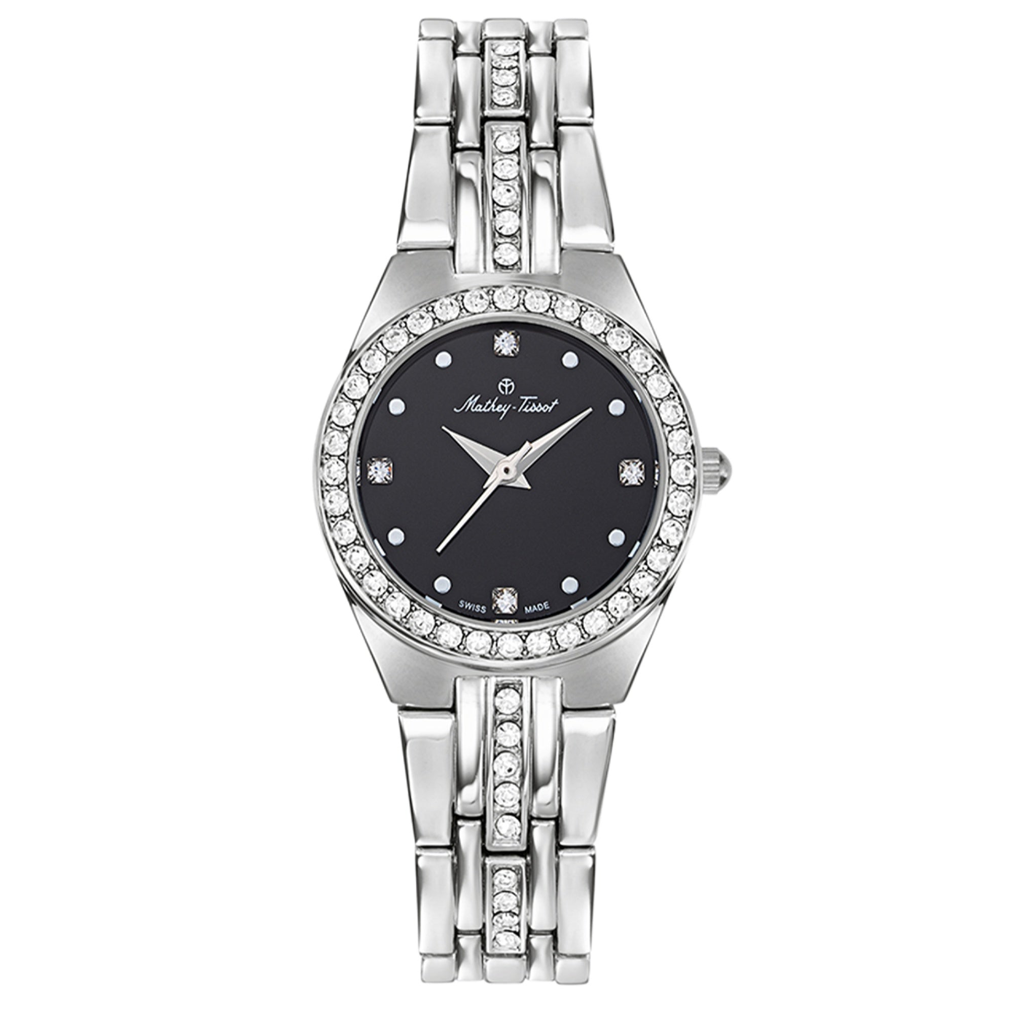 Mathey-Tissot Quartz FLEURY 2581 Black Dial Women's Watch D2580AN