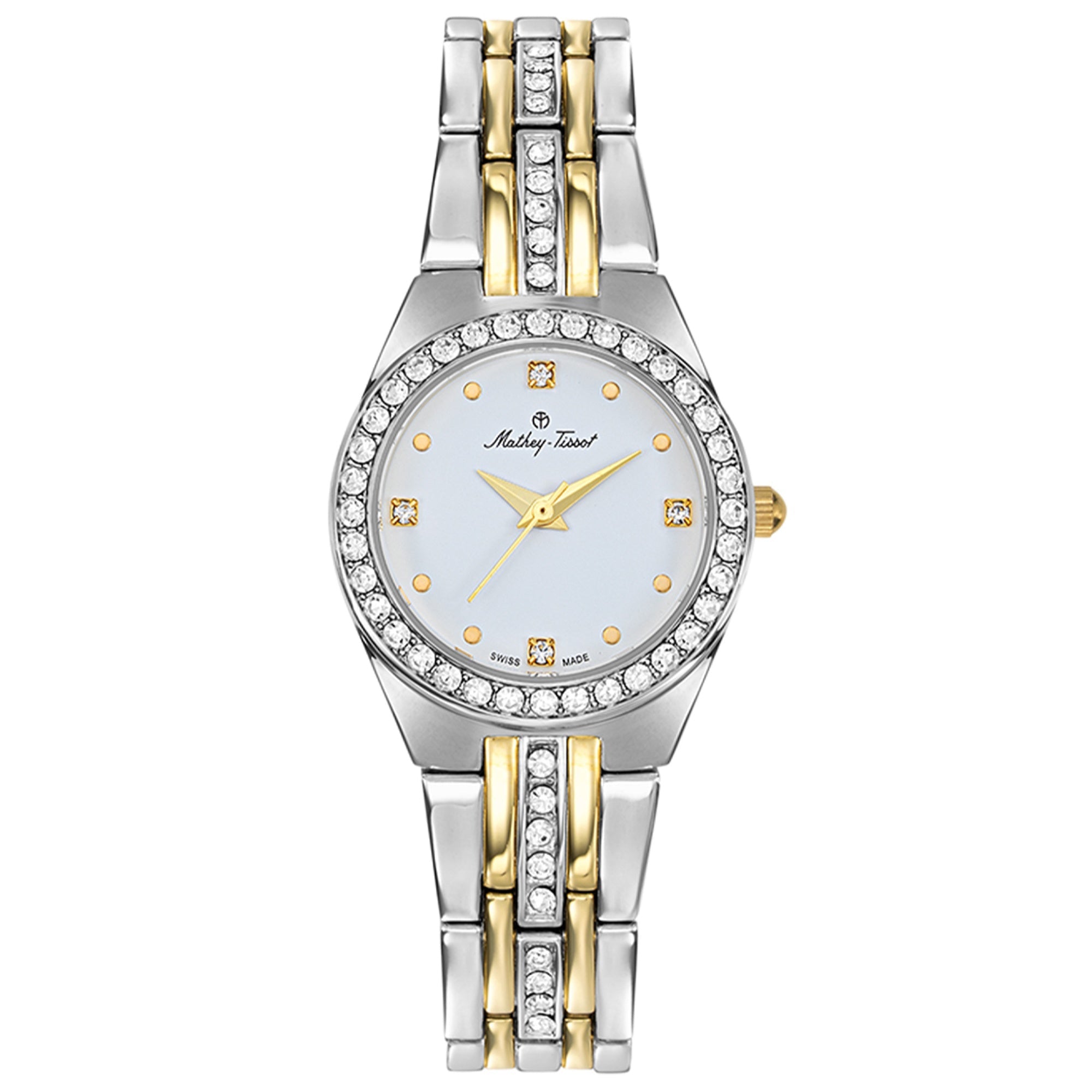 Mathey-Tissot Quartz FLEURY 2581 White Dial Women's Watch D2580BYI