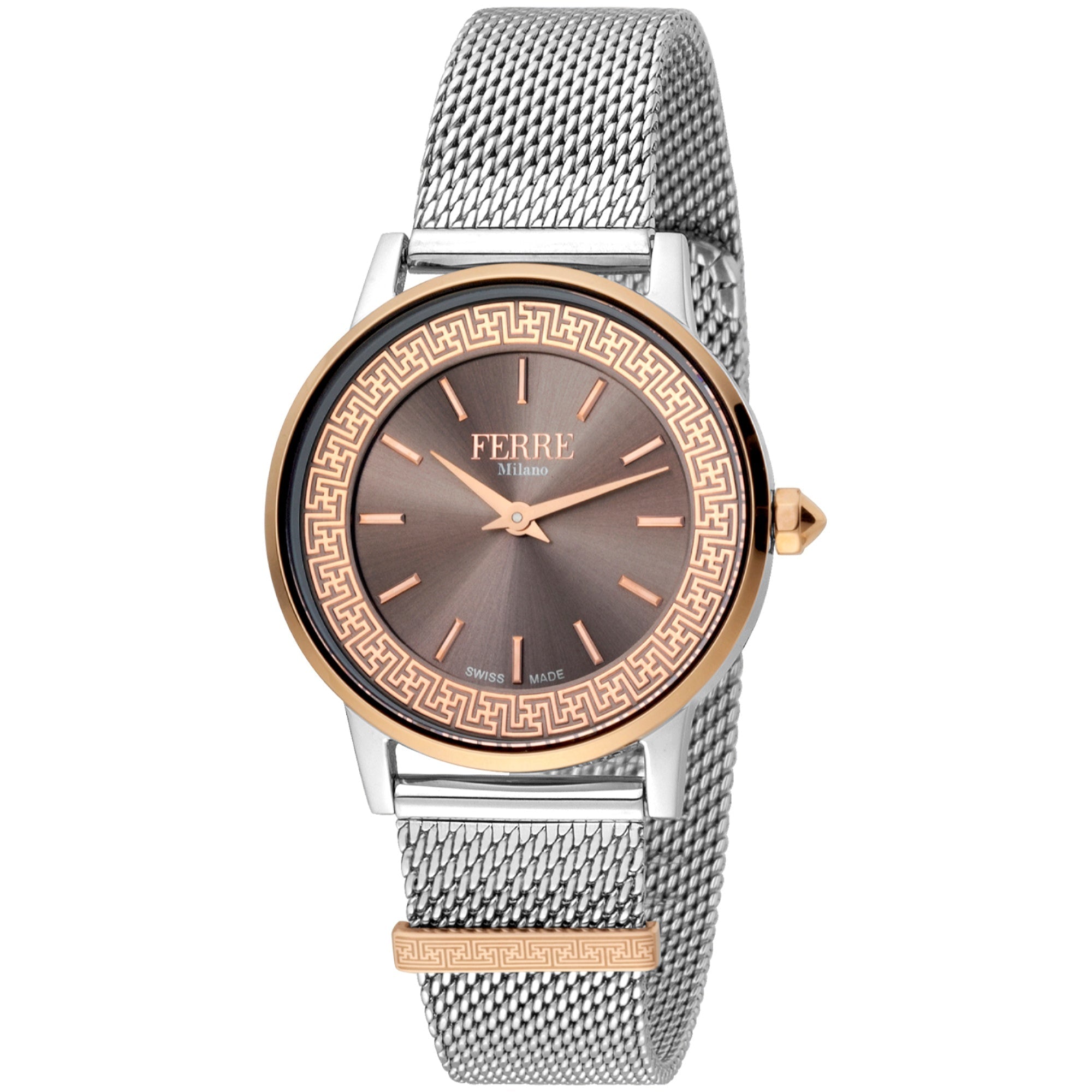 Ferre Milano Quartz Classic Brown Dial Women's Watch FM1L103M0721