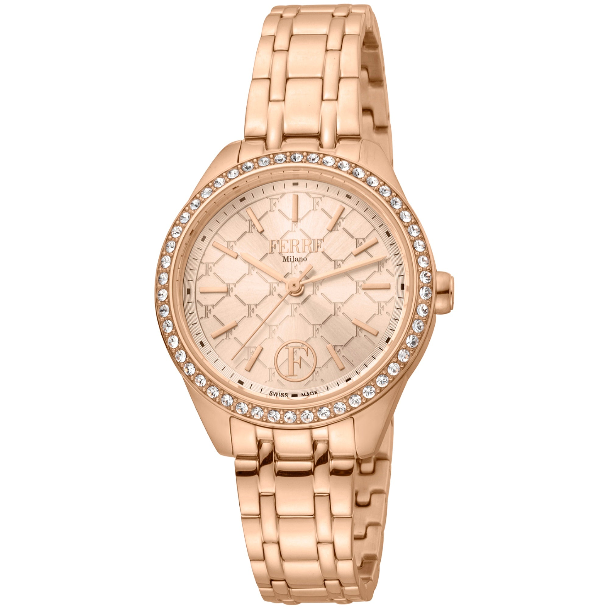 Ferre Milano Quartz Classic Rose gold Dial Women's Watch FM1L116M0261