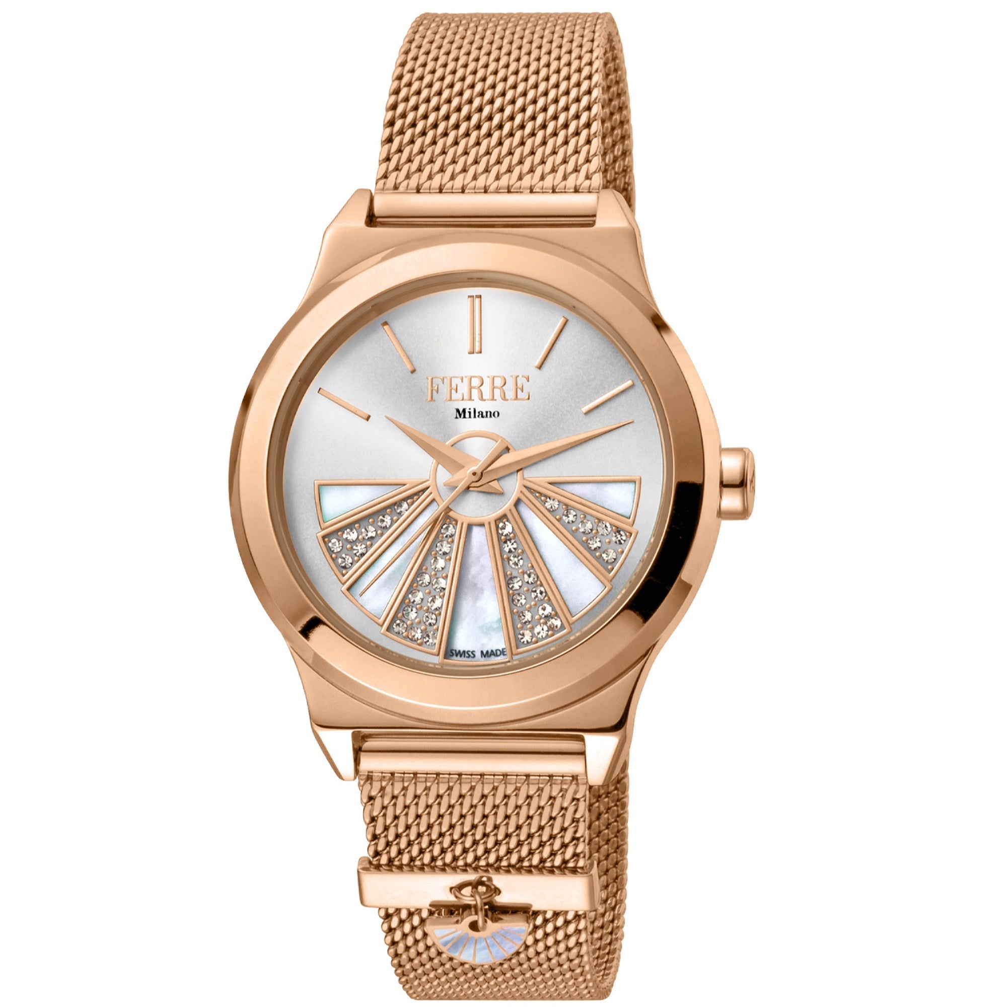 Ferre Milano Quartz Classic White Dial Women's Watch FM1L125M0071