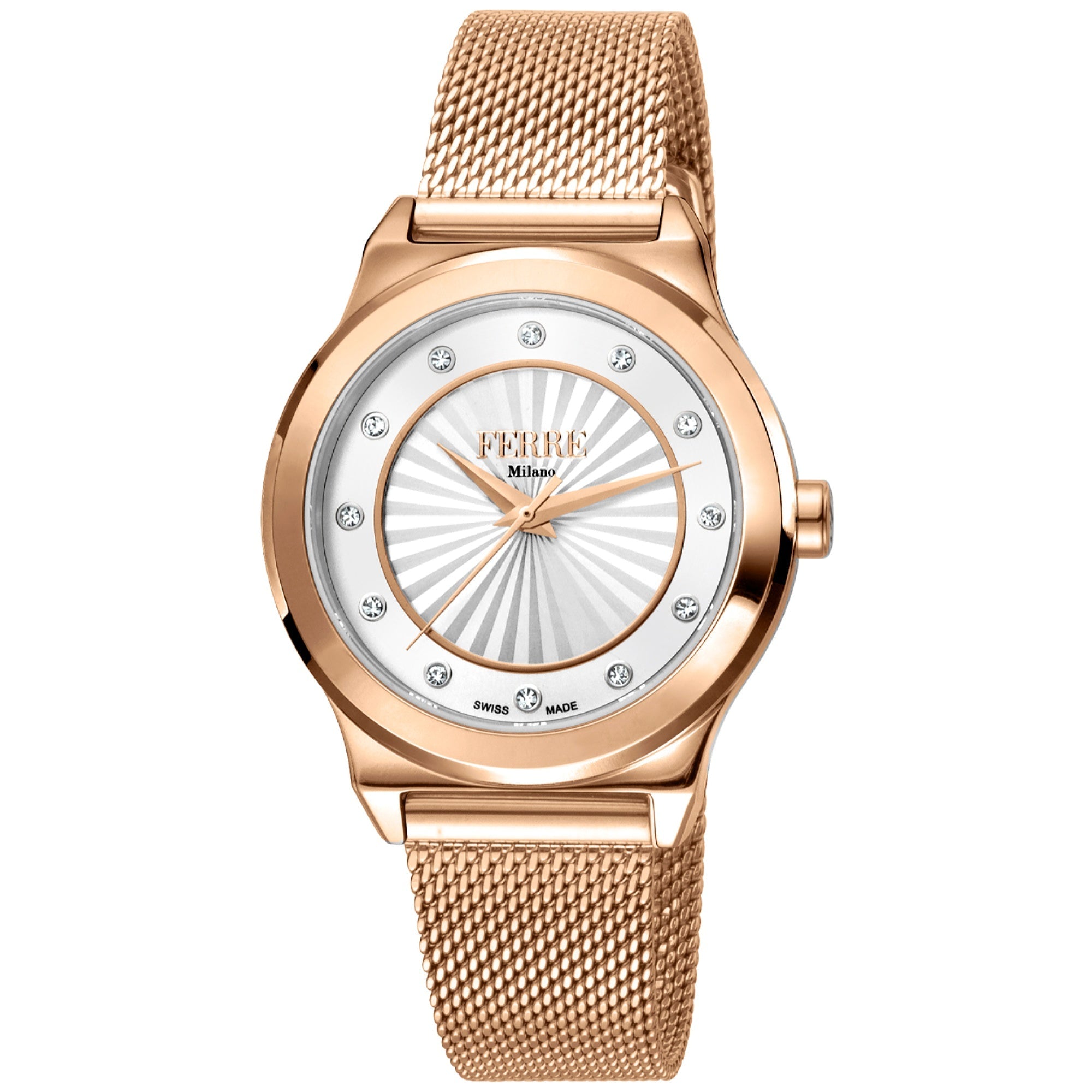 Ferre Milano Quartz Classic White Dial Women's Watch FM1L125M0261
