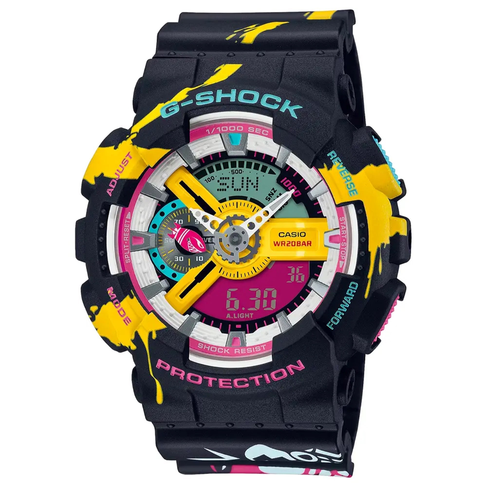 Casio Quartz G-Shock Multicolor Dial Men's Watch GA110LL-1A