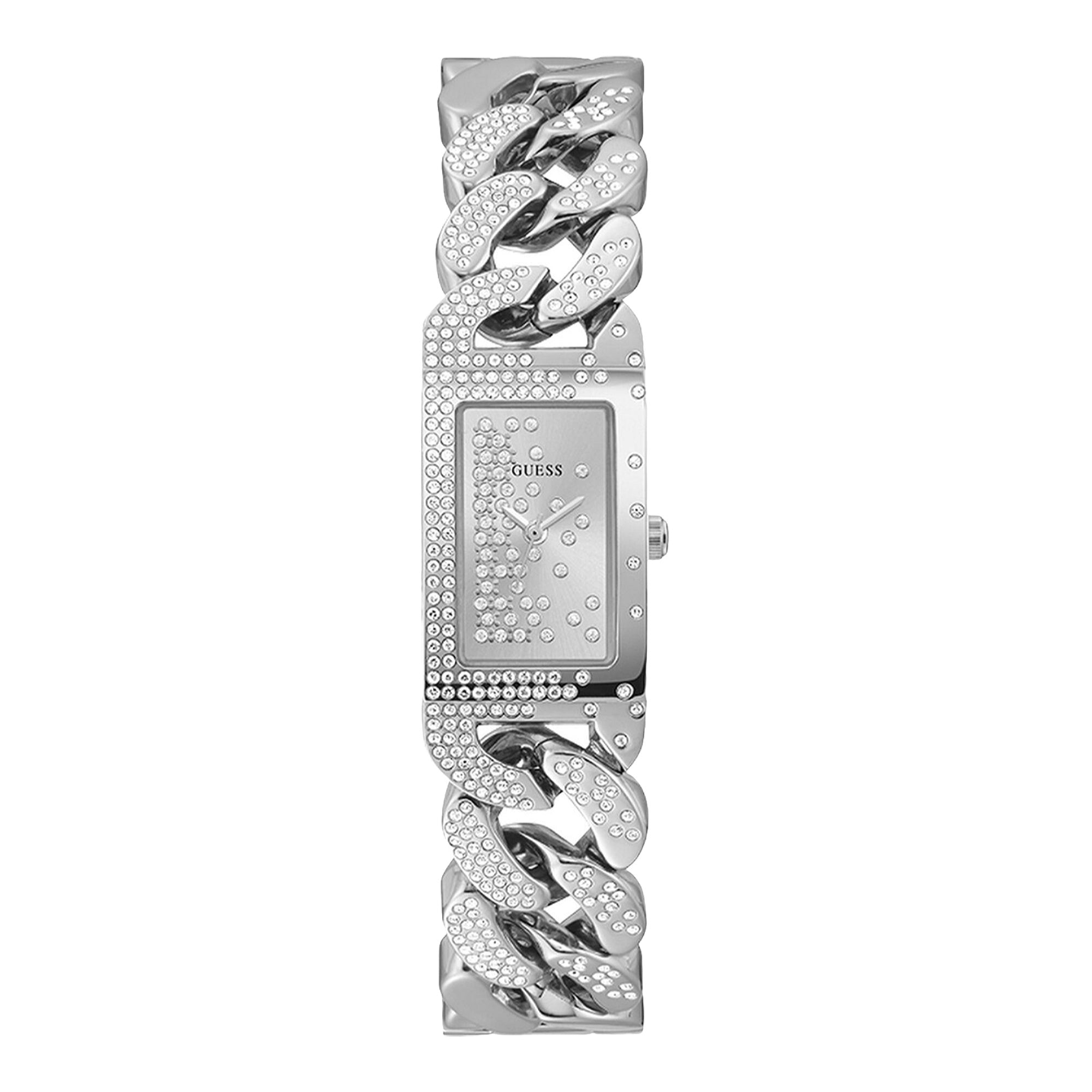 Guess Quartz Classic Silver Dial Women's Watch GW0298L1