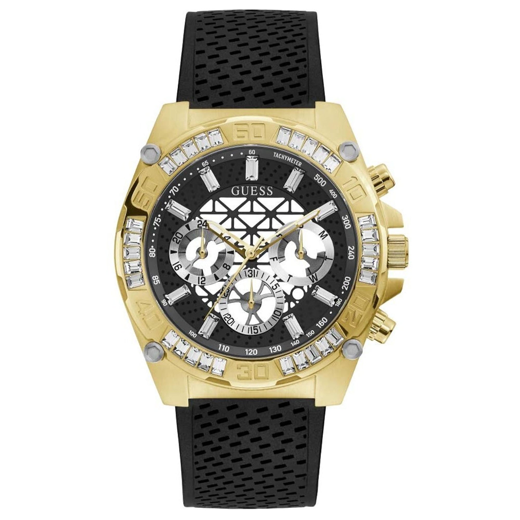 Guess Quartz Classic Black Dial Men's Watch GW0333G2