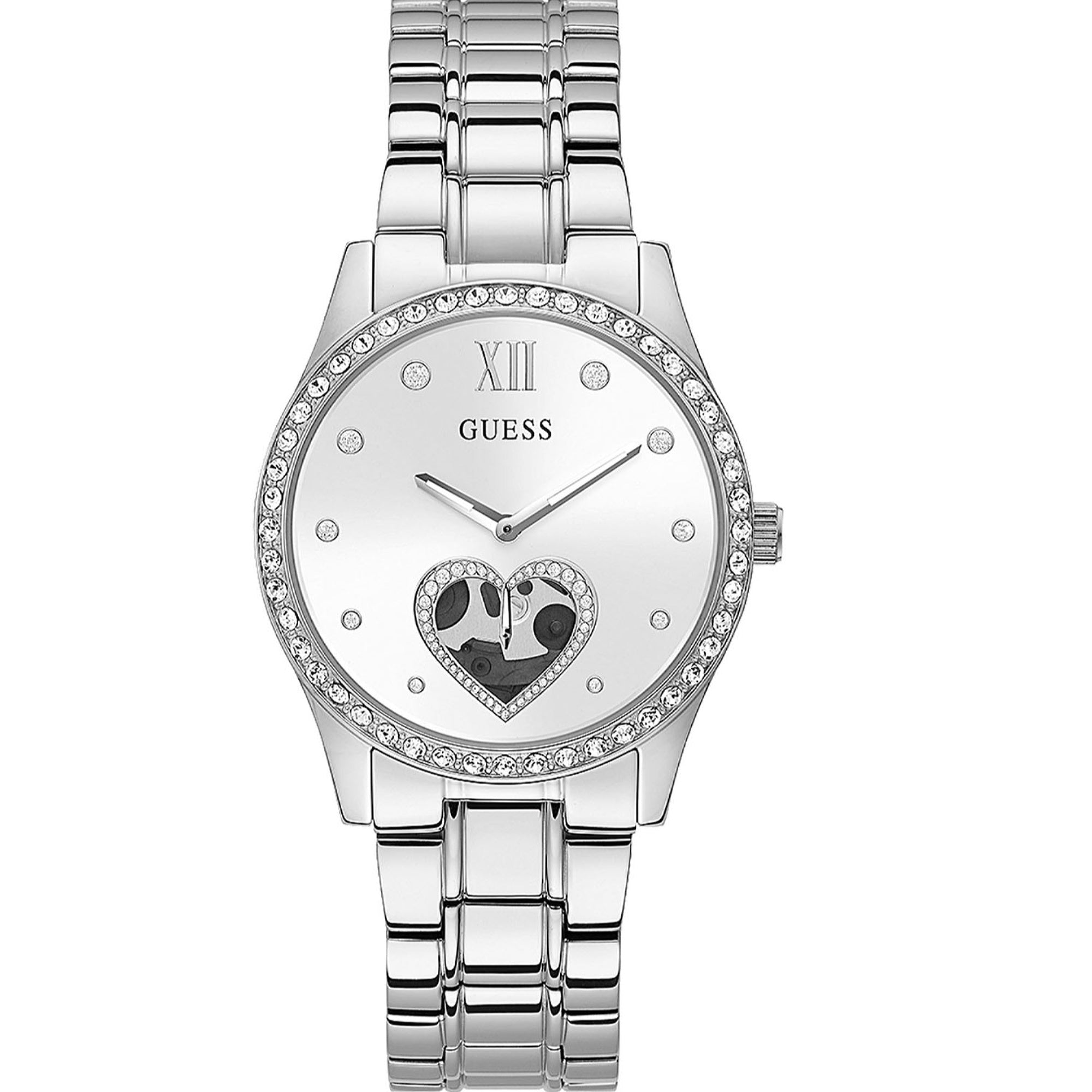 Guess Quartz Classic Silver Dial Women's Watch GW0380L1