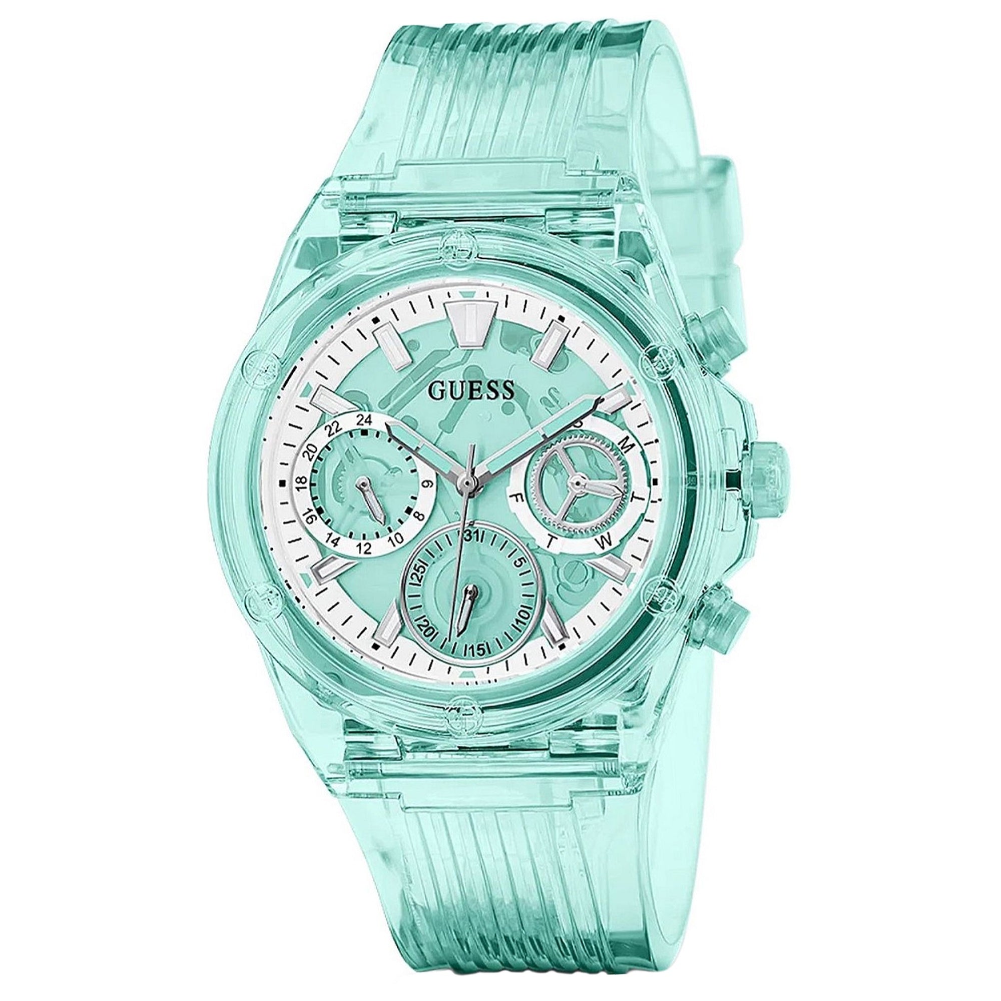 Guess Quartz Classic Turquoise Dial Women's Watch GW0438L1