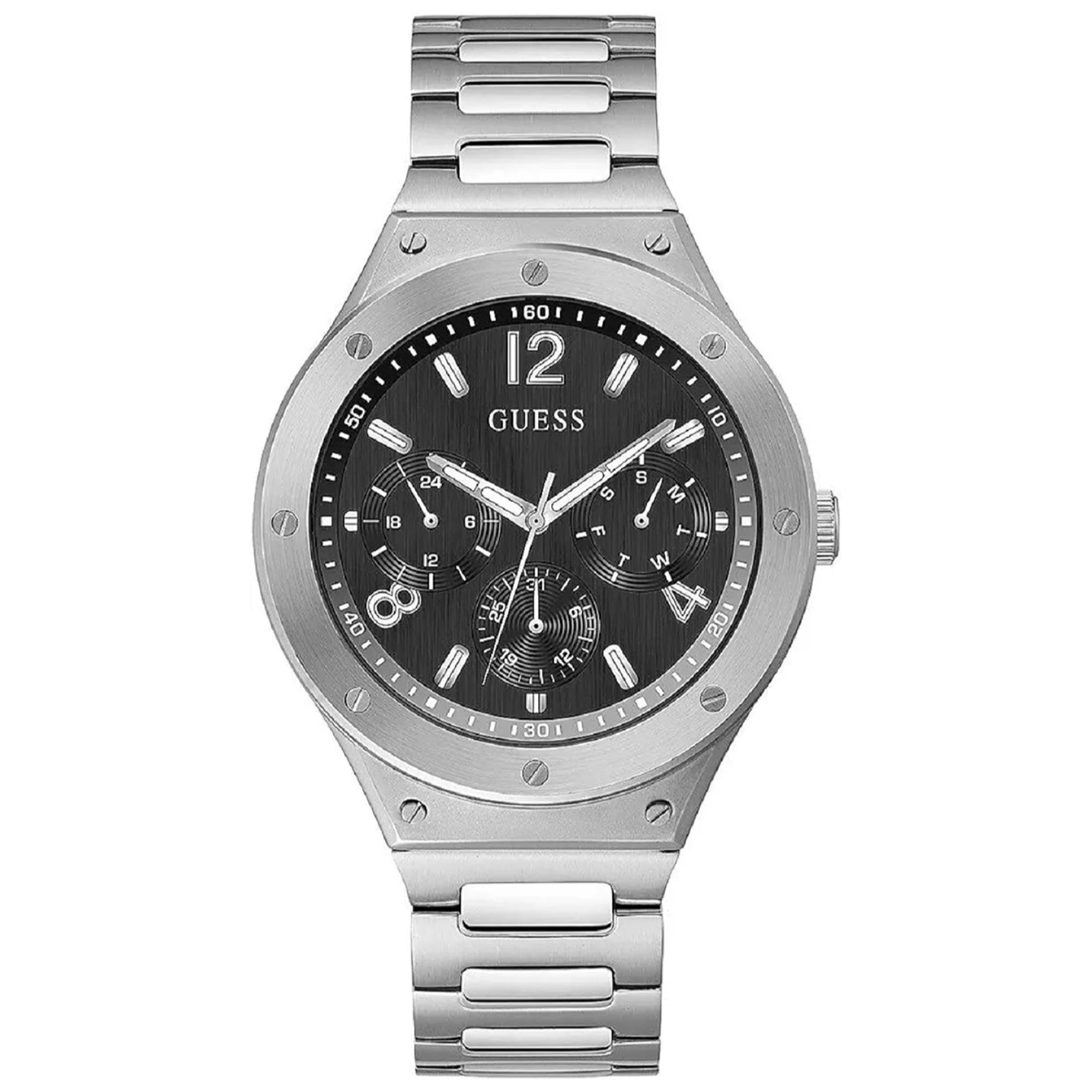 Guess Quartz Classic Black Dial Men's Watch GW0454G1