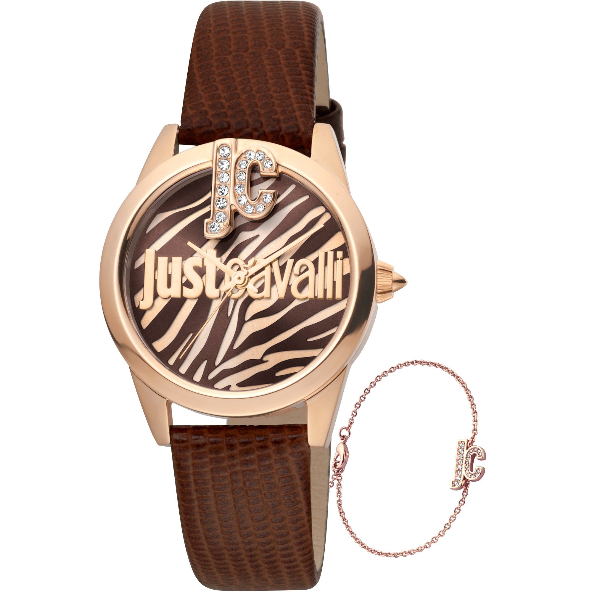 Just Cavalli Just Trama Quartz Two-Tone Dial Women's Watch JC1L099L0035