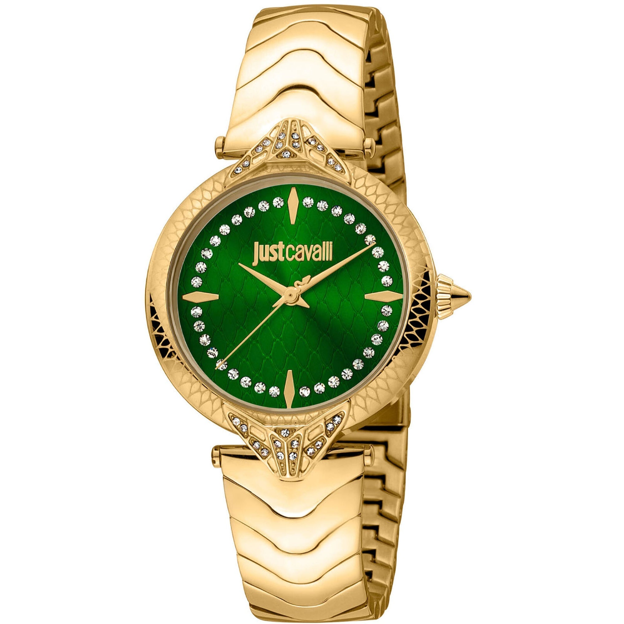 Just Cavalli Quartz Animalier Green Dial Women's Watch JC1L238M0075