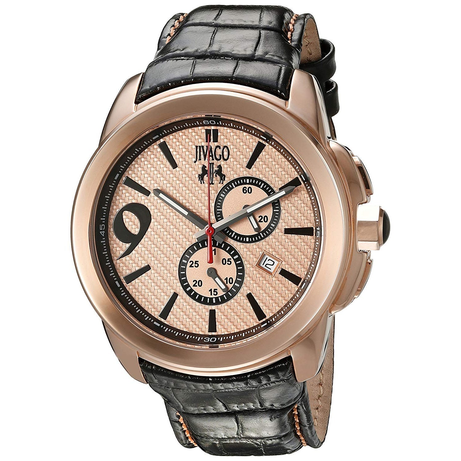Jivago Gliese Quartz Rose Gold-Tone Dial Men's Watch JV1515