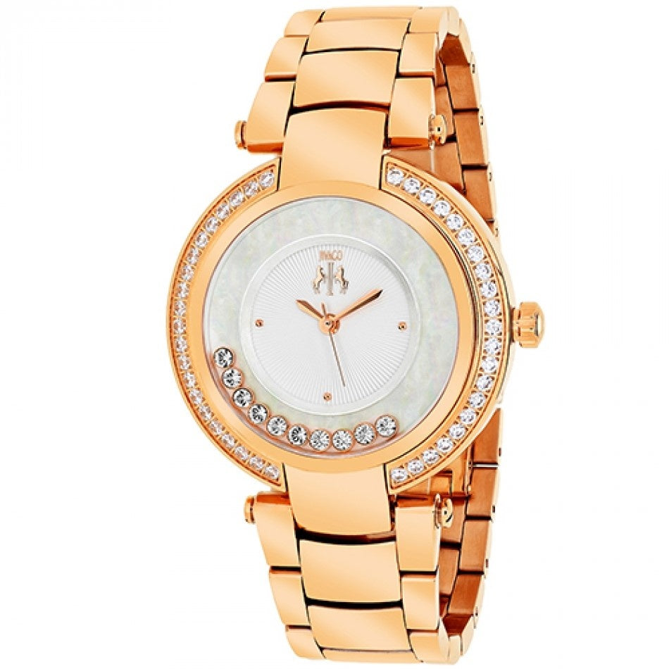 Jivago Celebrate Quartz Crystal Silver Dial Women's Watch JV1614
