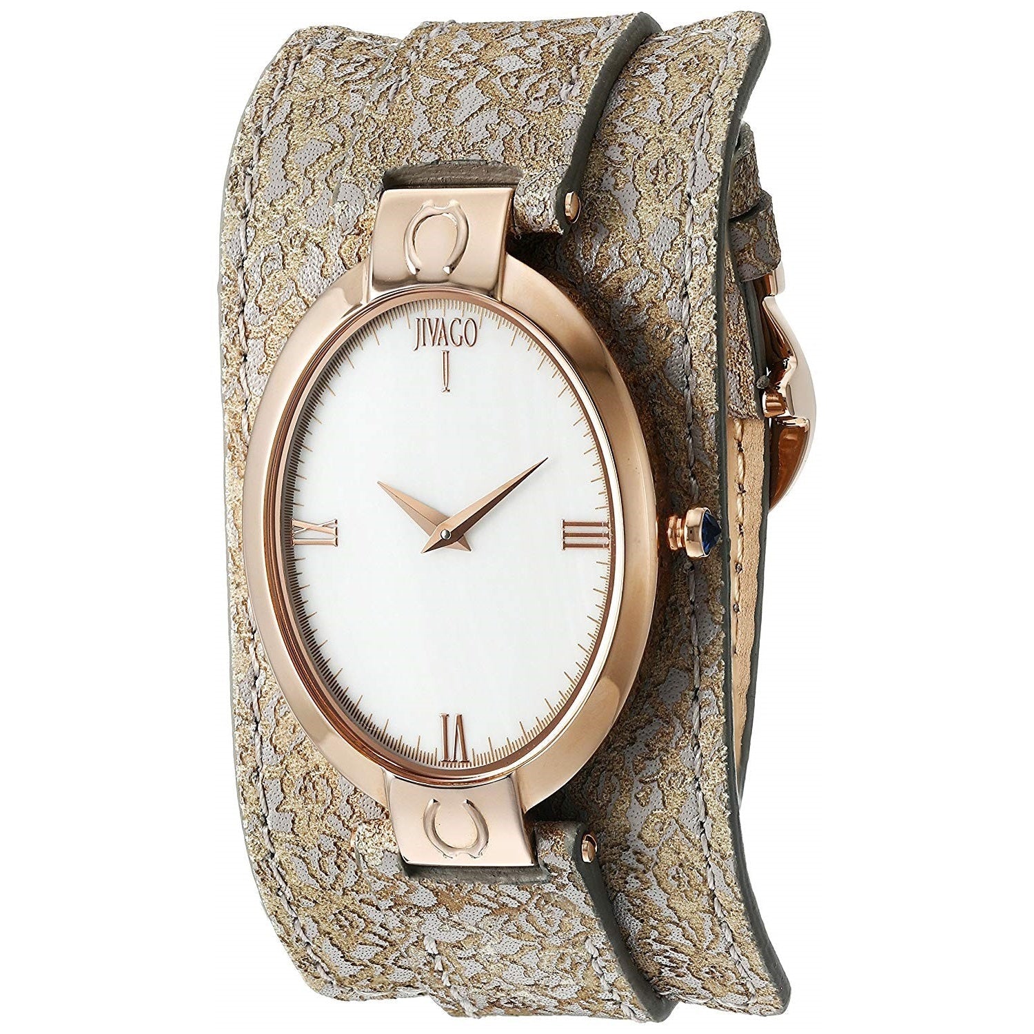 Jivago Good luck Quartz White Mother of Pearl Dial Women's Watch JV1832