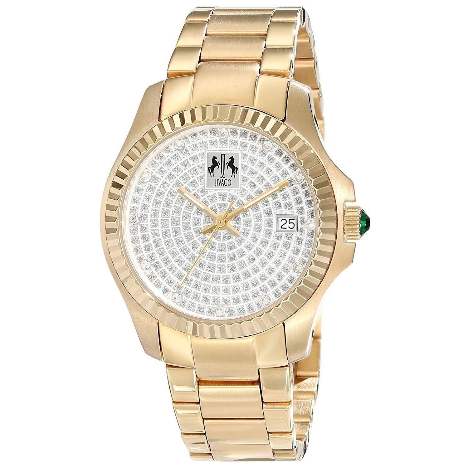 Jivago Jolie Quartz Crystal Diamonds Dial Women's Watch JV3214
