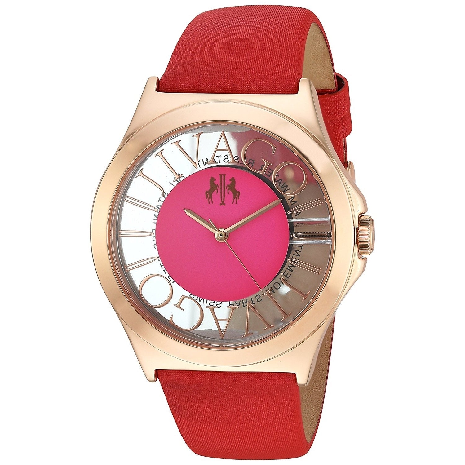 Jivago Fun Quartz Pink Dial Women's Watch JV8436