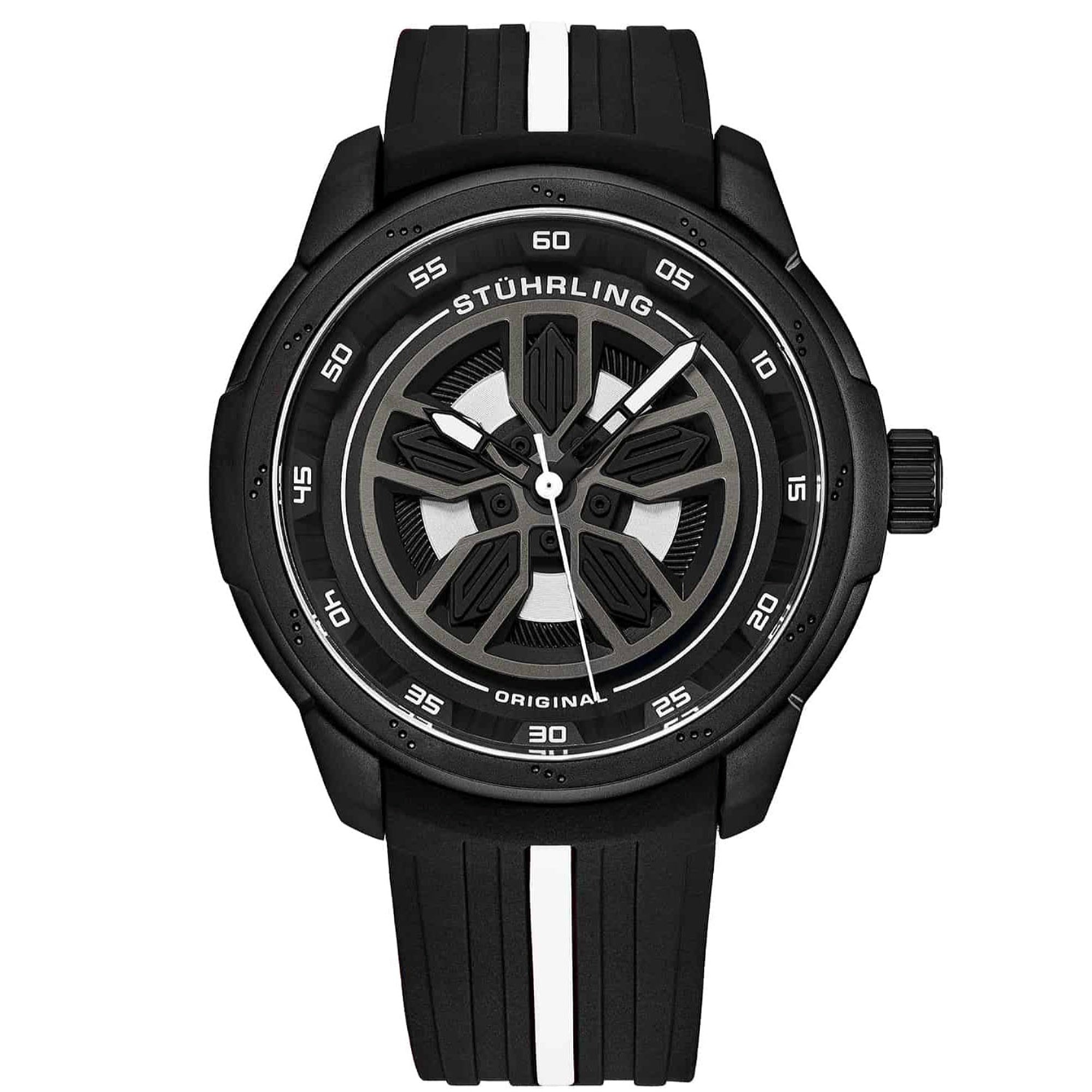 Stuhrling Quartz Classic Black Dial Men's Watch M12645