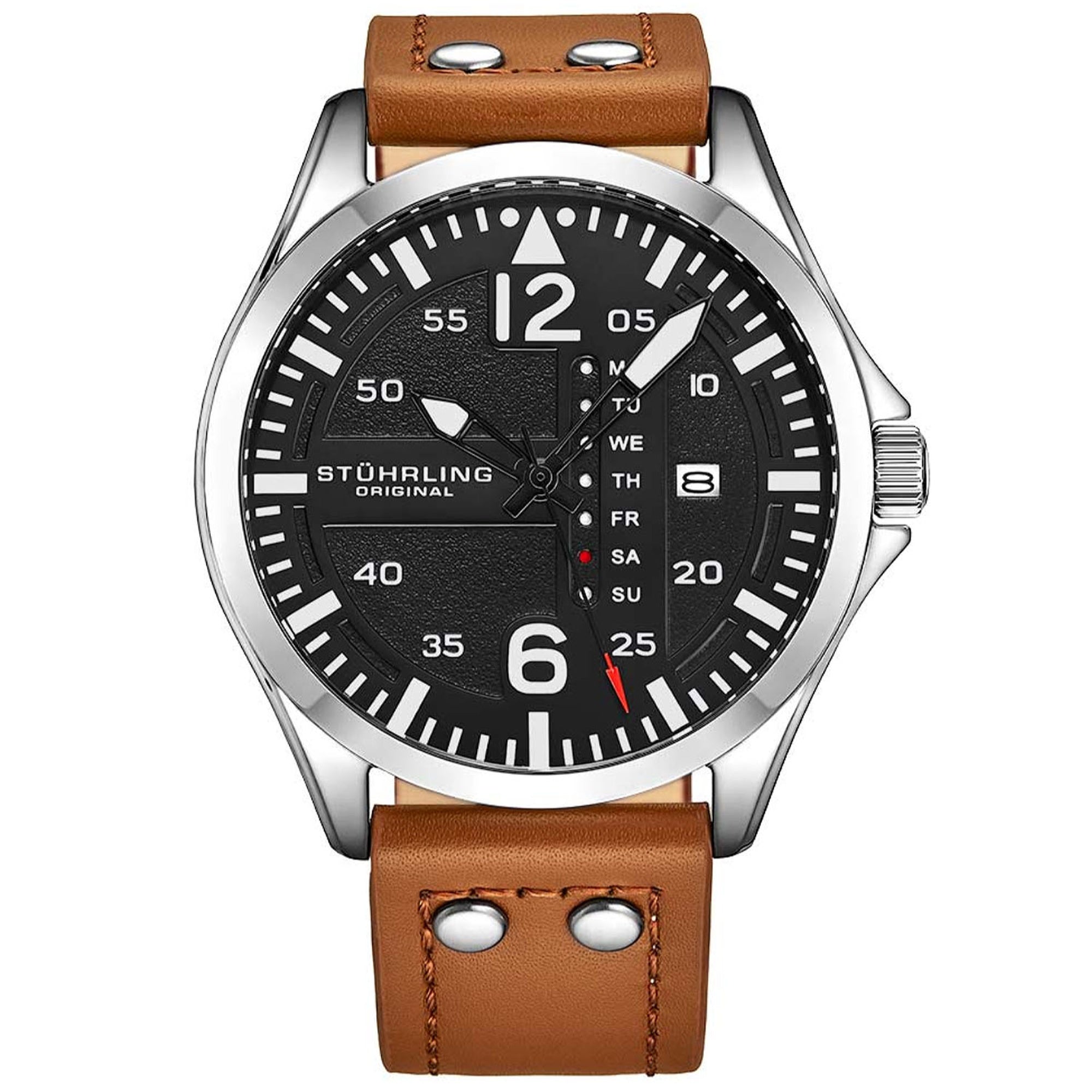 Stuhrling Quartz Classic Black Dial Men's Watch M12647