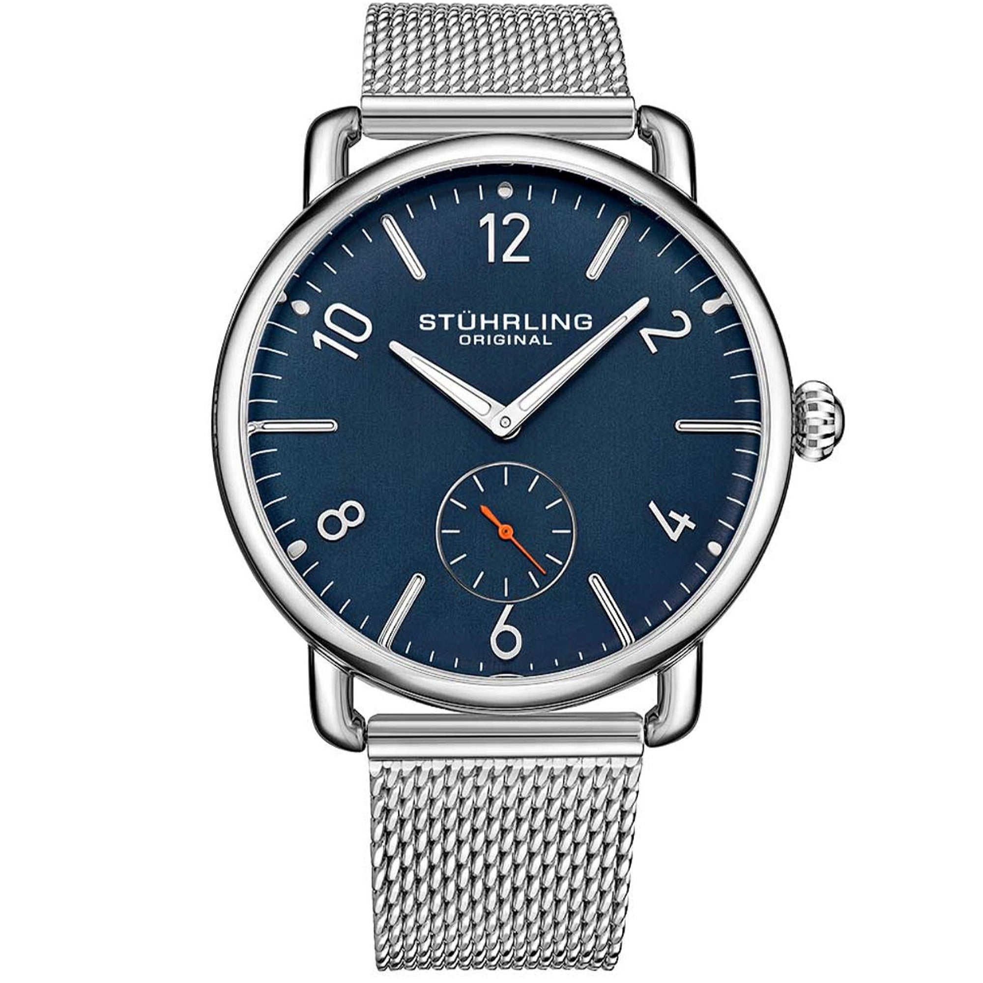 Stuhrling Automatic Classic Blue Dial Men's Watch M12649